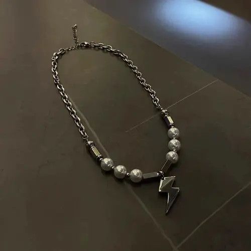 Japanese Brand Tamaki x Reiko Pearl Lightning Pendant Necklace Size ONE SIZE - 8 Thumbnail
