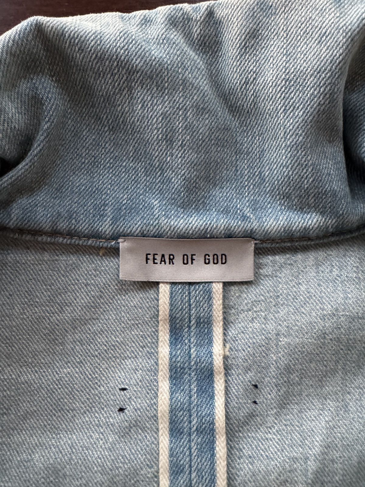 Fear of God Fear of god FOG denim zip jacket S Size US S / EU 44-46 / 1 - 3 Thumbnail