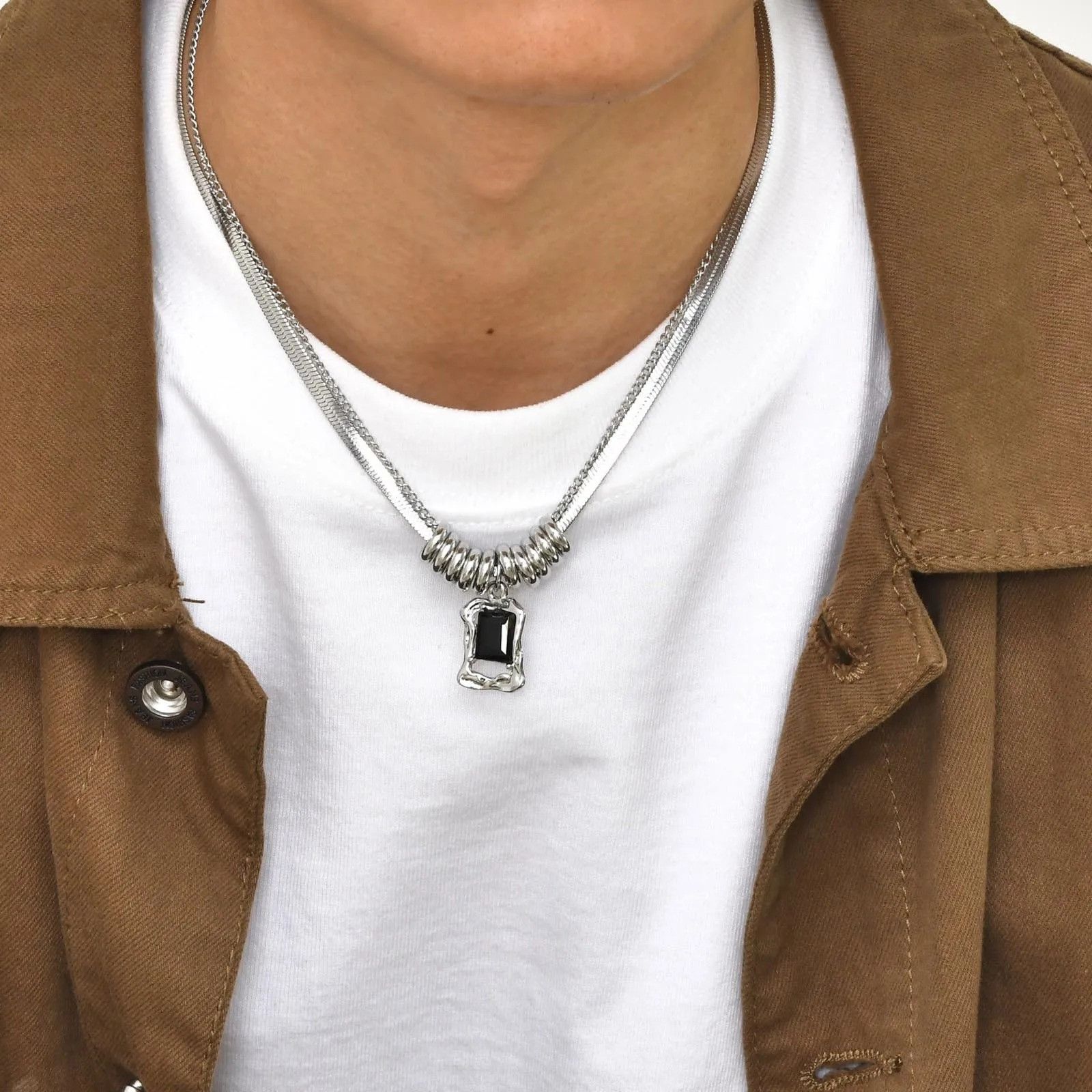 Jewelry Herringbone Chain Necklace Size ONE SIZE - 3 Thumbnail