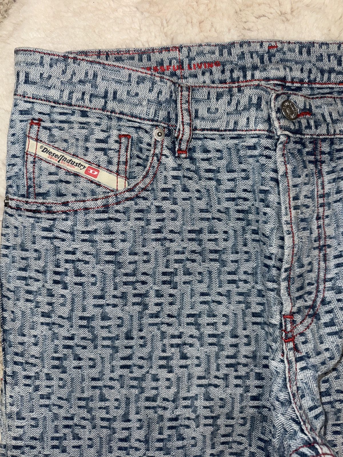 Diesel Diesel 1995 logo-print Jeans Size US 31 - 2 Thumbnail