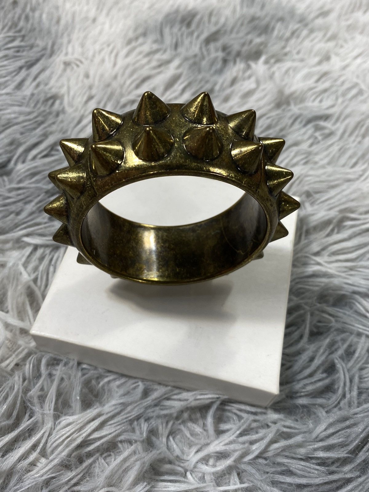 Jewelry Vintage Brass Spike Bangle | Japanese Brand Size ONE SIZE - 6 Thumbnail