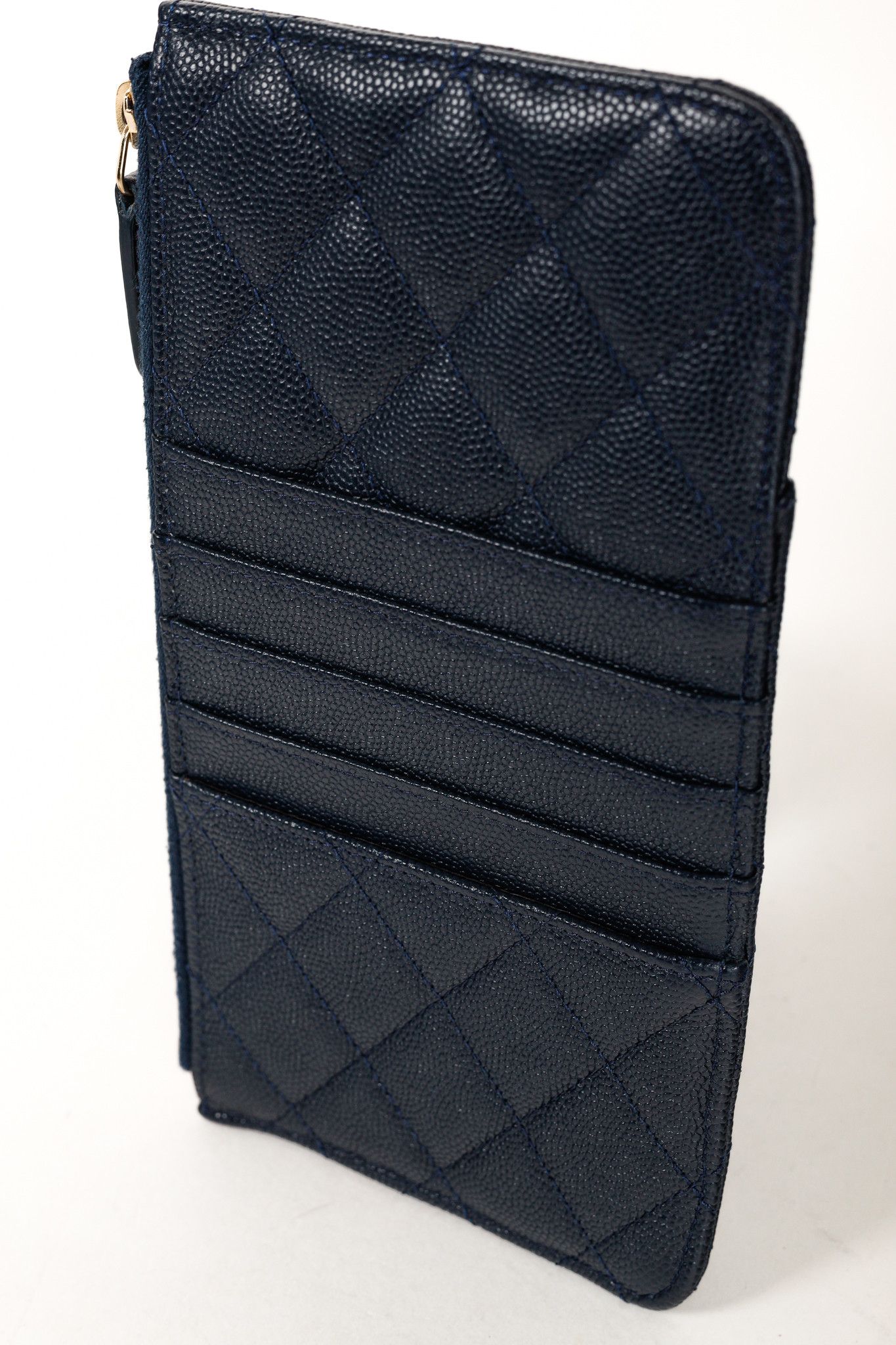 Chanel Chanel Matelasse Caviar-Leather Classic Phone & Card Holder Size ONE SIZE - 7 Thumbnail