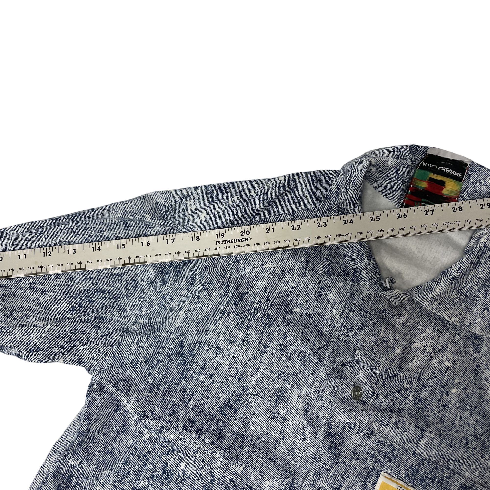 Other Vtg Italian Boys Aldo Gianne STONE WASH Streetwear Shirt Size US S / EU 44-46 / 1 - 9 Thumbnail