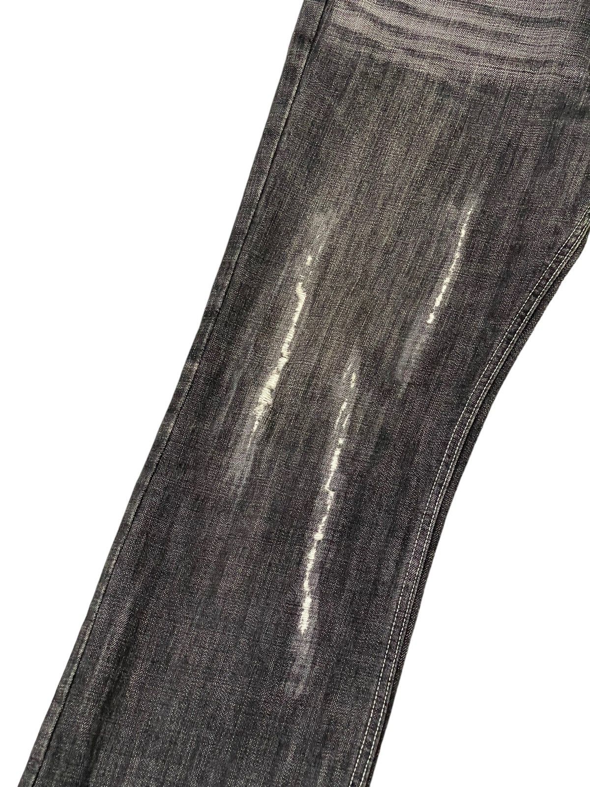 Japanese Brand Flare Jeans High Street Japan Faded Distress Boot Cut 6🟦4 Size US 33 - 6 Thumbnail