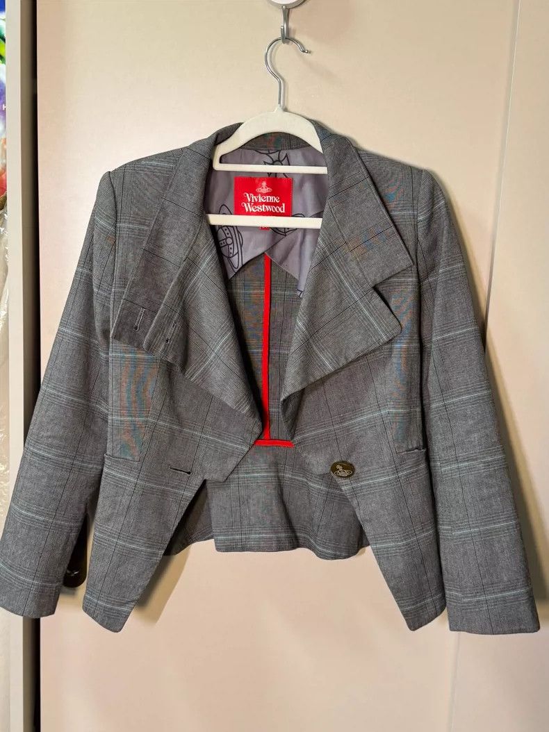 Vivienne Westwood Vivienne Westwood size1 Gray plaid waistcoat Size M / US 6-8 / IT 42-44 - 6 Thumbnail