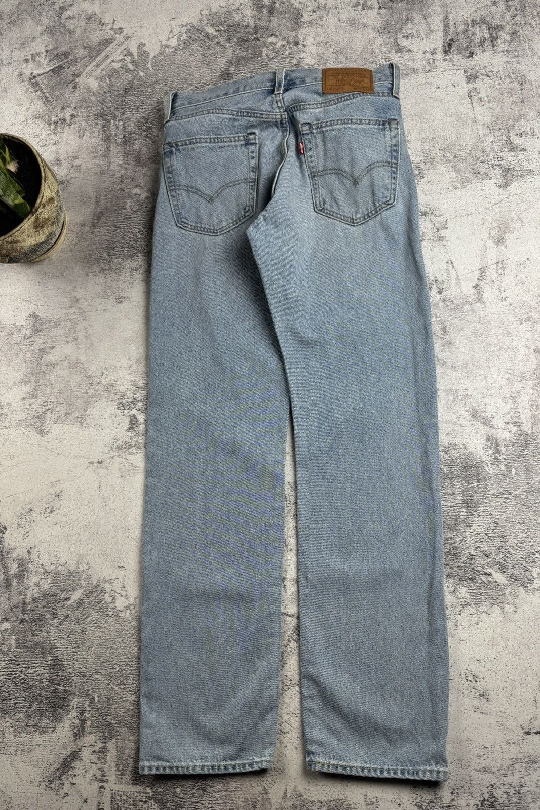 Levi's Levis 551 Premium Work Wear Men’s W29 L32 Cotton Light Blue Jeans Pants Trousers Size US 30 / EU 46 - 4 Thumbnail
