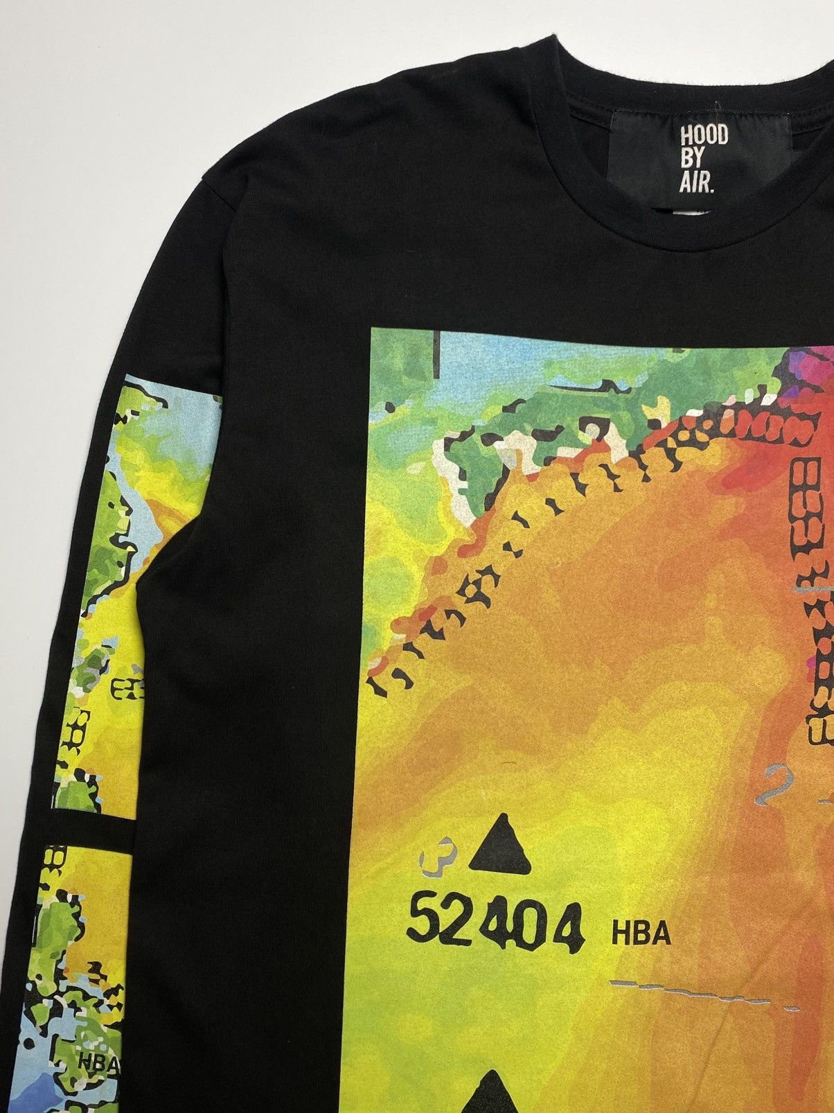 Hood By Air Hood By Air - Weather Map Long Sleeve T-Shirt Size US XL / EU 56 / 4 - 3 Thumbnail