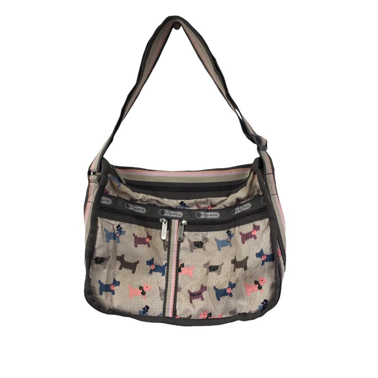 LeSportsac Vtg LESPORTSAC Dog Pet Cartoon Manga Handbag Sling Bag Tote Size ONE SIZE - 1 Thumbnail