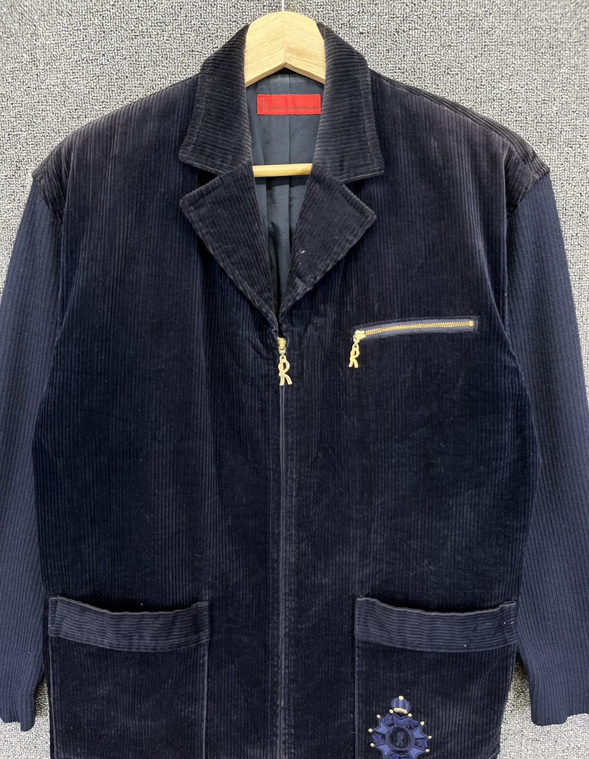 Roberta di Camerino Vintage Roberta Di Camerino Corduroy Zip Up Jacket Size S / US 4 / IT 40 - 5 Thumbnail