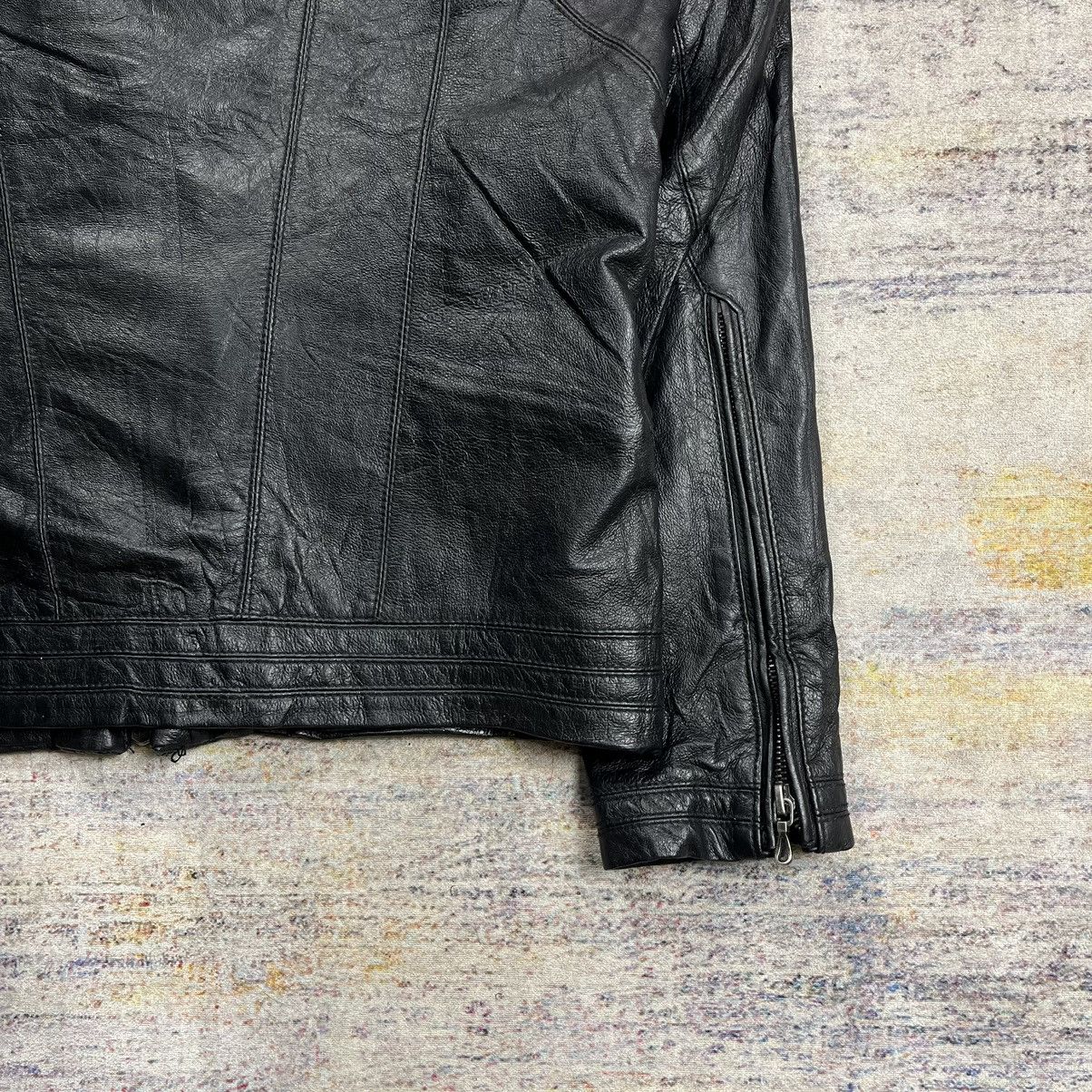 14th Addiction × Japanese Brand × Le Grande Bleu (L.G.B.) Goa Apocalypse gimmick bono leather jacket vkei style Size US L / EU 52-54 / 3 - 12 Thumbnail