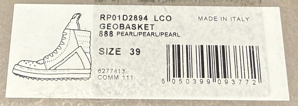 Rick Owens Rick Owens Mainline “Geobasket” Full Grey Size US 8 / IT 38 - 5 Thumbnail