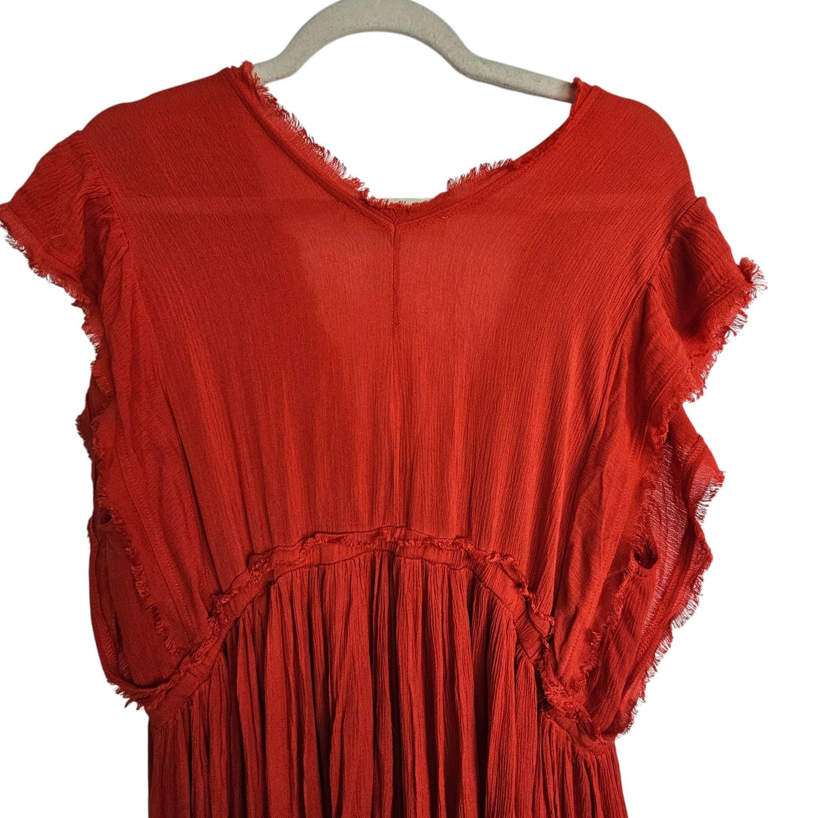 Threadless Three Bird Nest Dress M Maxi Faux Wrap Boho Romantic Size M / US 6-8 / IT 42-44 - 9 Thumbnail