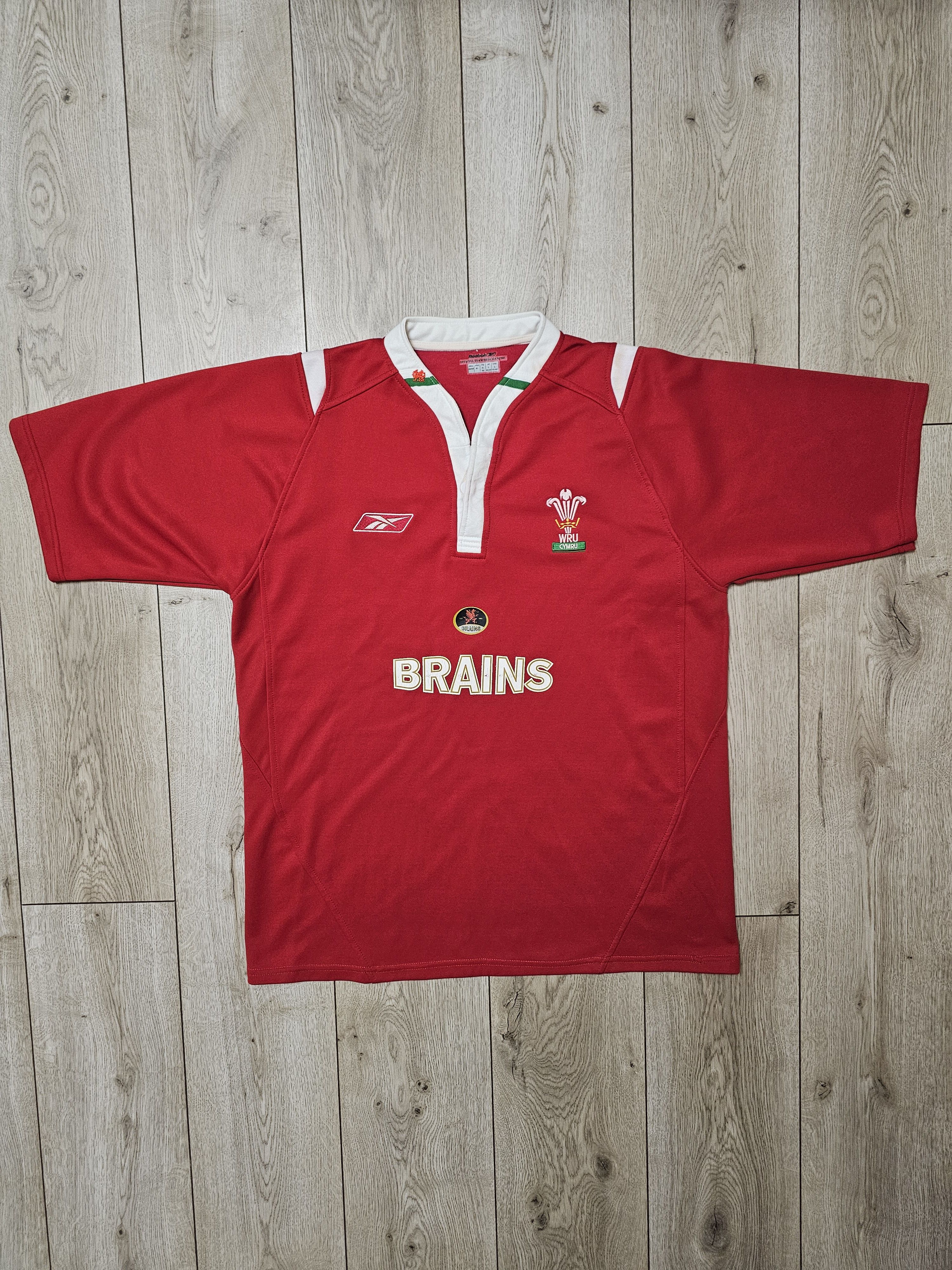 Reebok WALES RUGBY JERSEY VINTAGE 2004 2006 WRU RUGBY SHIRT Size US XL / EU 56 / 4 - 1 Thumbnail