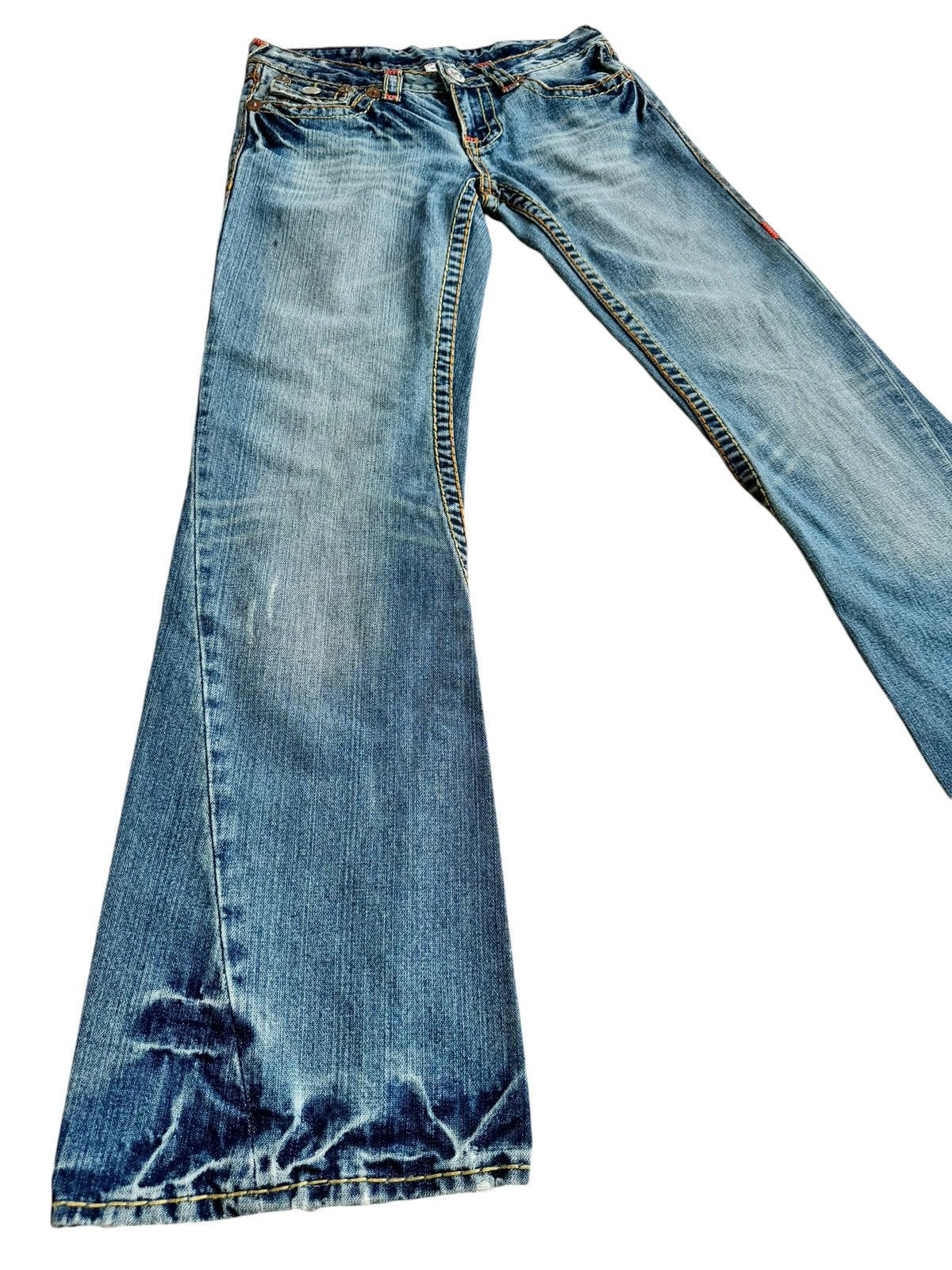 Japanese Brand Rare Japanese Brand Super Flare True Religion Jeans Size US 29 - 2 Thumbnail
