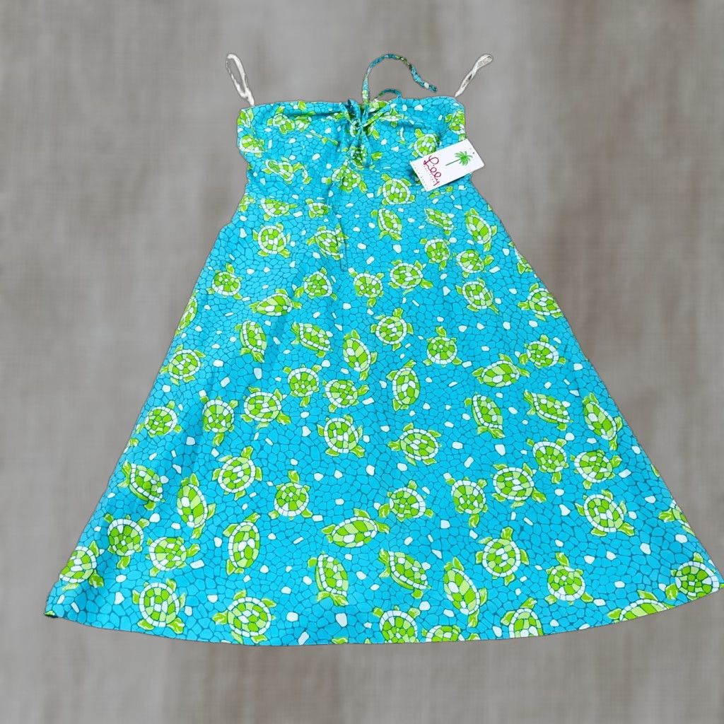 lilly pulitzer green and blue dress LILLY PULITZER Size M Blue Print Women Dress main image 0