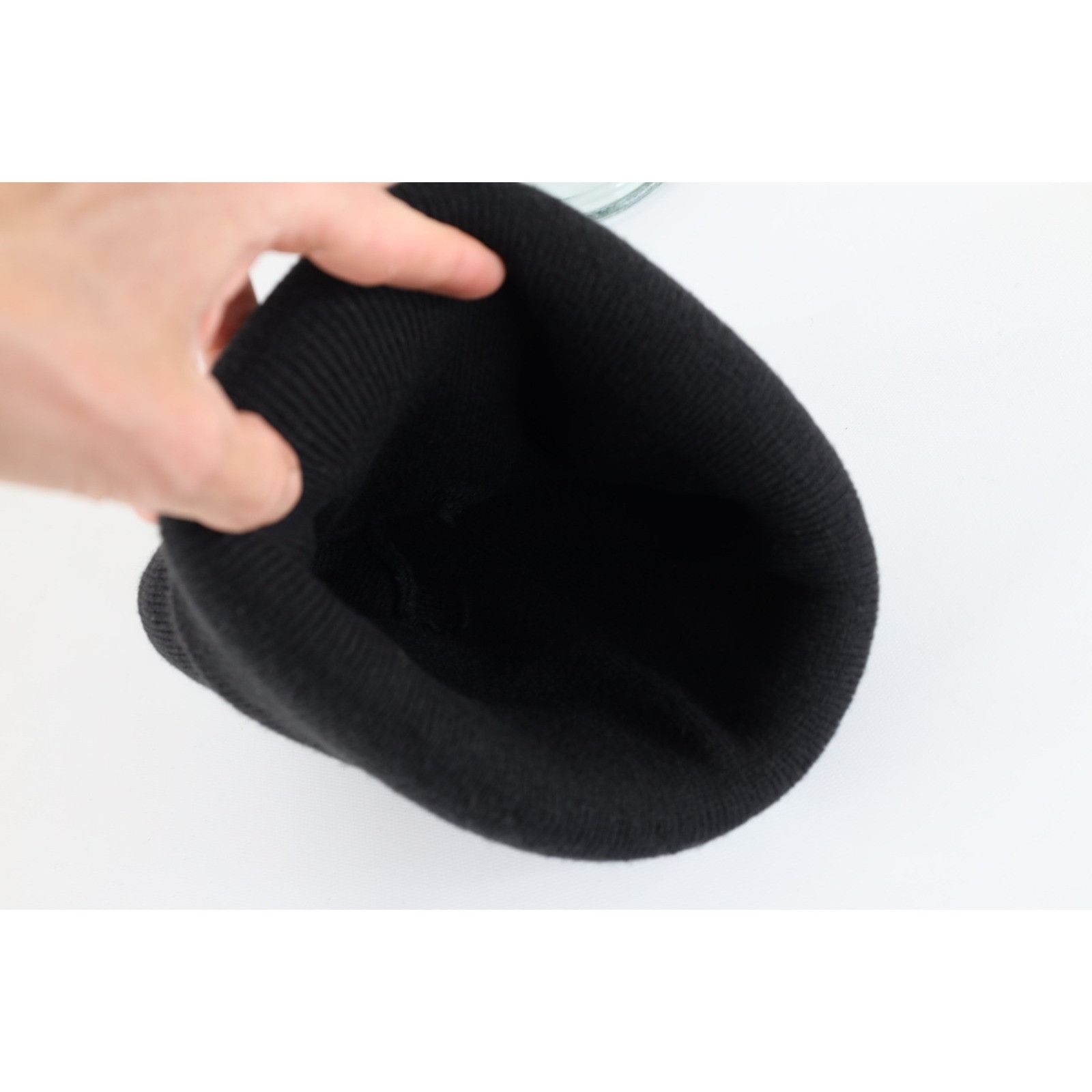 Vintage Vintage 90s Streetwear Blank Double Wall Thick Beanie Hat Size ONE SIZE - 6 Thumbnail