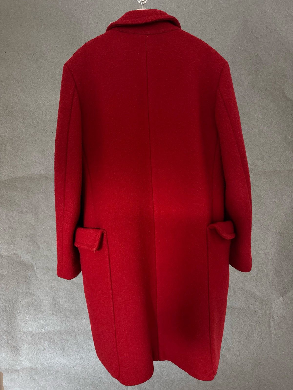 Raf Simons Raf Simons FW18 / « red coat with very big pockets » Size US M / EU 48-50 / 2 - 3 Thumbnail