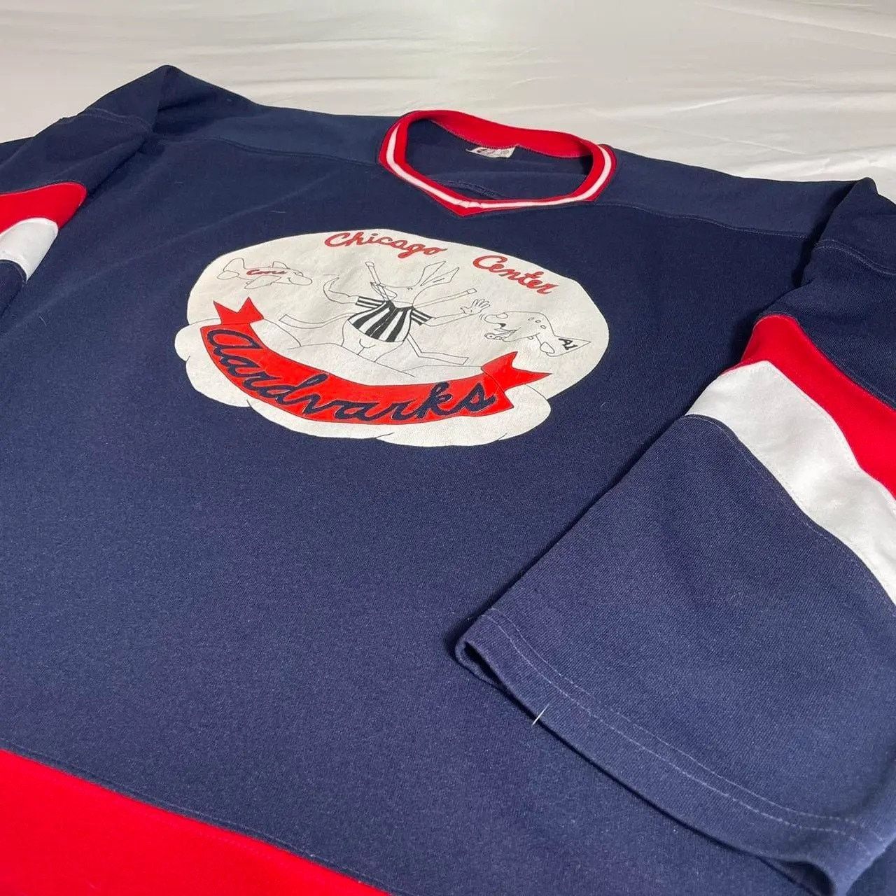 Vintage Vtg Hockey Jersey Chicago Center Aardvarks - Size XL Size US XL / EU 56 / 4 - 6 Thumbnail