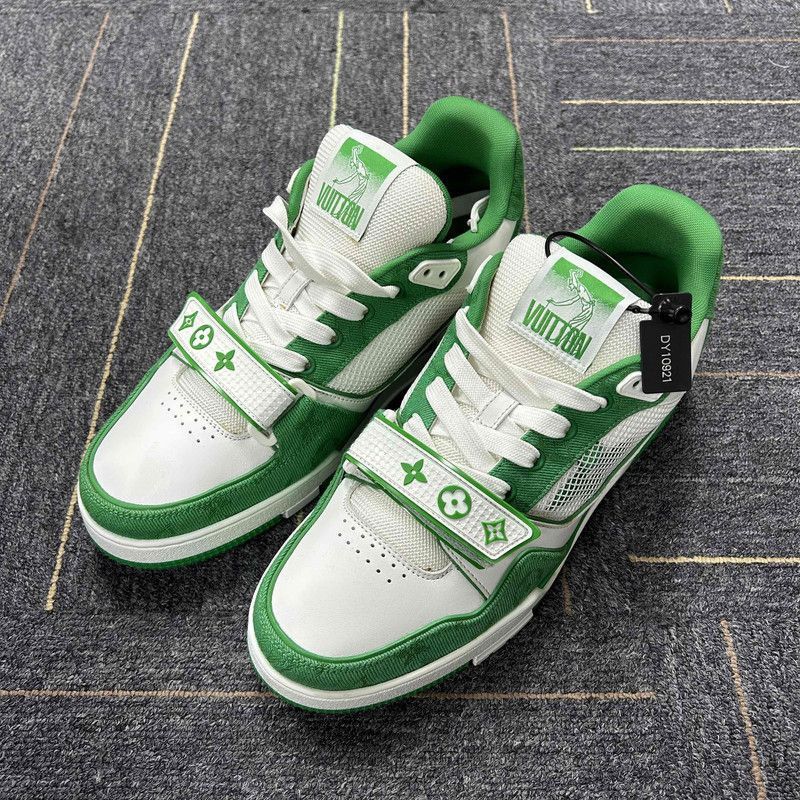 Louis Vuitton Louis Vuitton Trainer Low-Top Fashion Sneakers -2508 Size US 8 / EU 41 - 1 Thumbnail