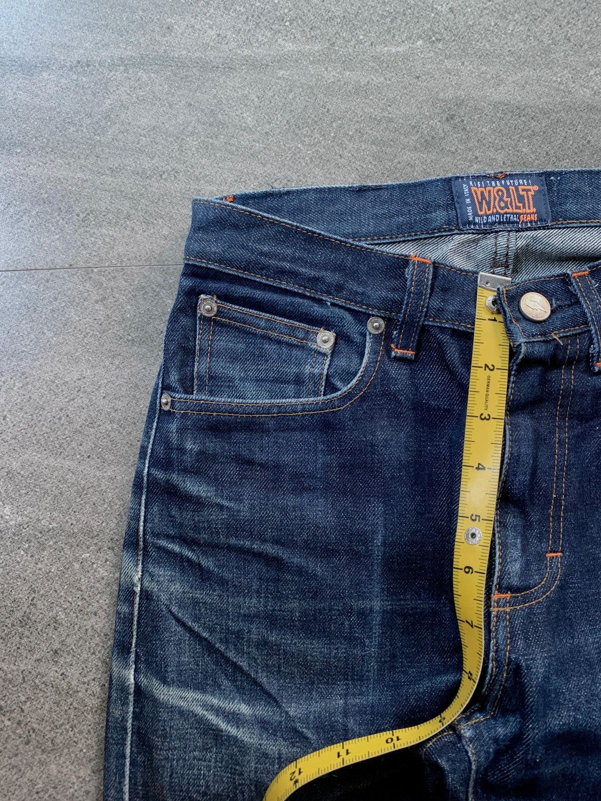 Walter Van Beirendonck FREE TAX! Washed Denim Jeans Size US 28 / EU 44 - 13 Thumbnail