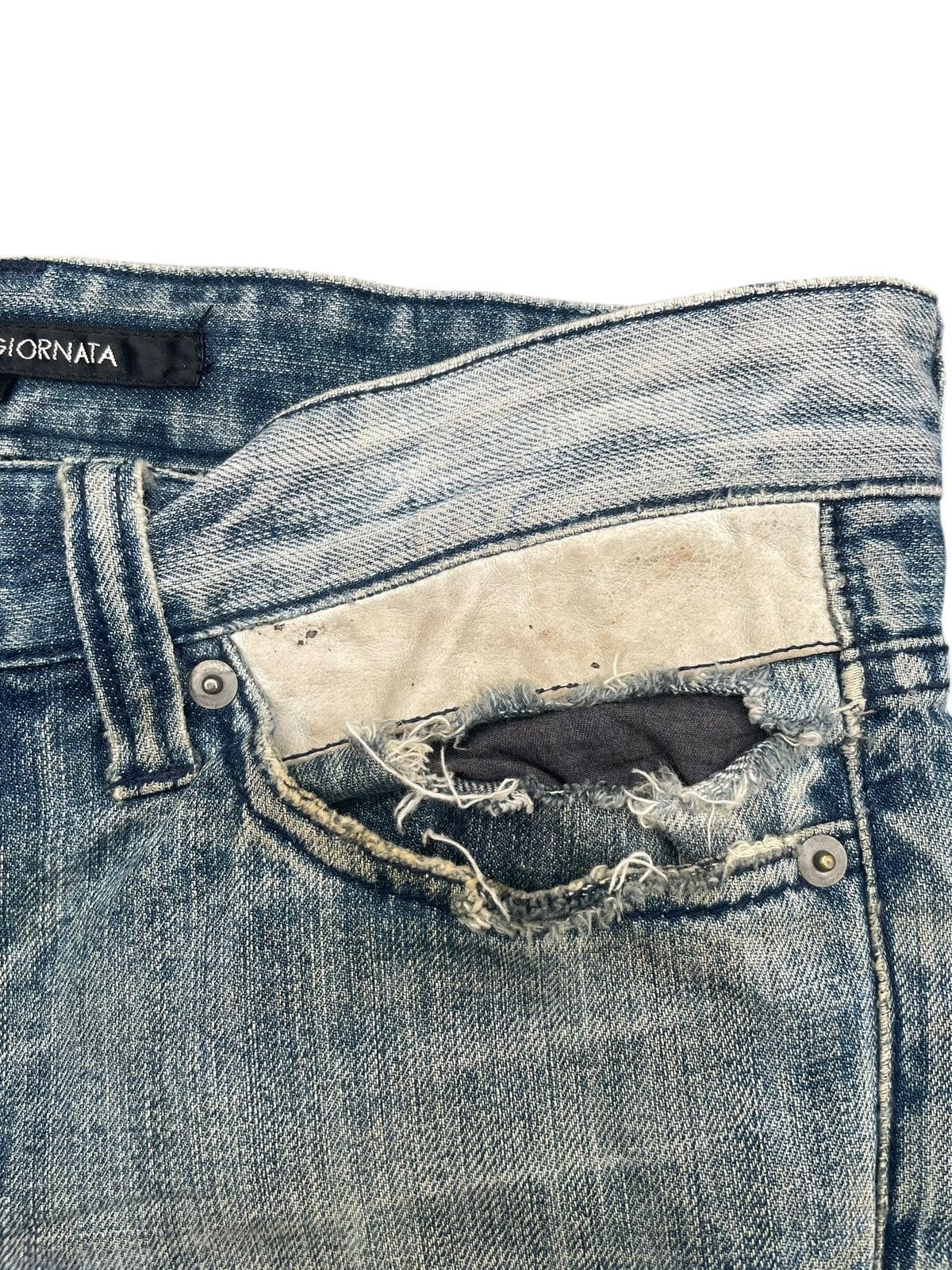 Japanese Brand Buona Giornata Distresed Denim Size US 32 / EU 48 - 8 Thumbnail