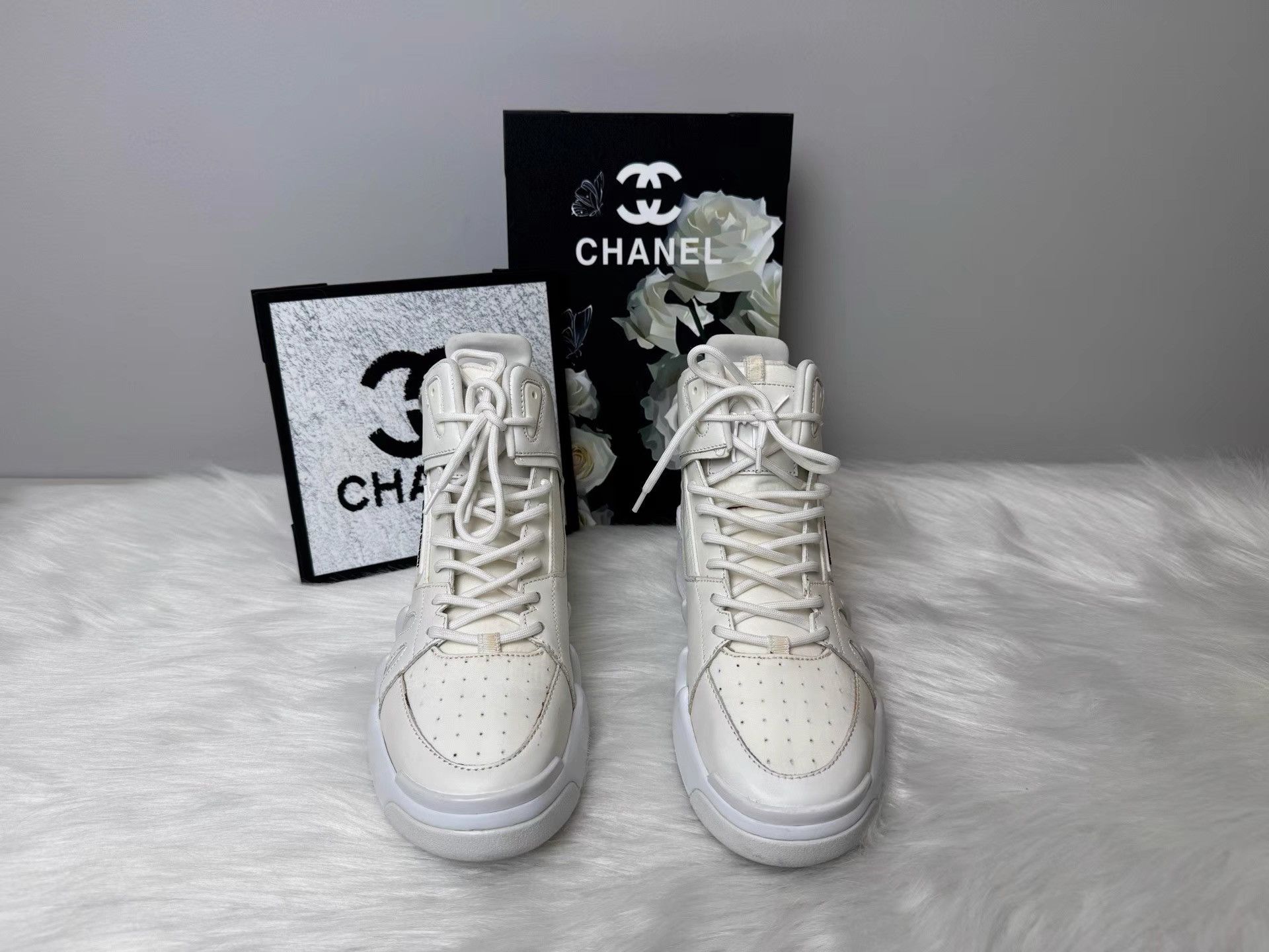 Giuseppe Zanotti giuseppe zanotti GZ Talon High-top White Shoes K36 Size US 9 / EU 42 - 2 Thumbnail