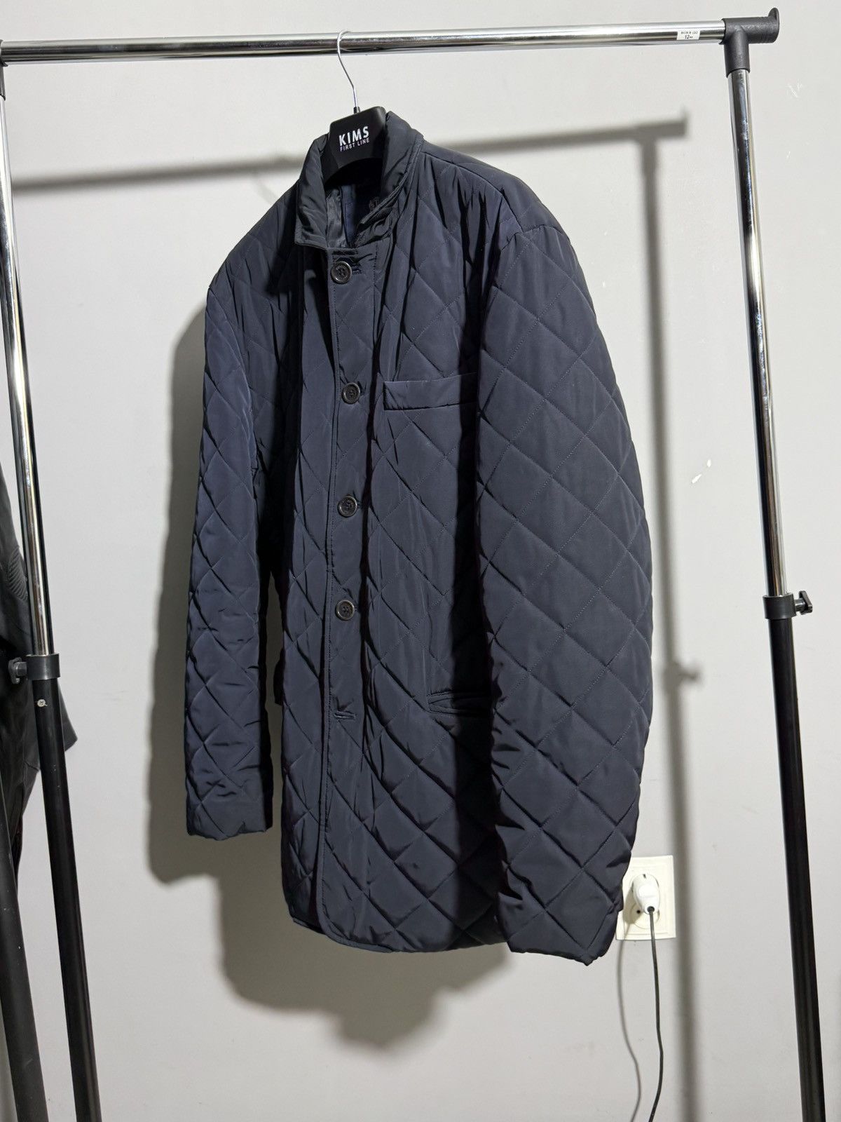 Boggi Boggi Nilano Navy Blue quilted jacket size XXL Size US XXL / EU 58 / 5 - 4 Thumbnail