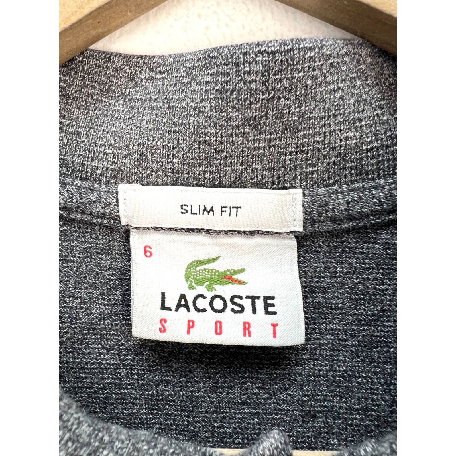 Lacoste Lacoste Polo Shirt Gray Size 6 Mens Long Sleeve Vintage Shirt Polo Shirt Gray Mens Size 6 Lacoste 90s Size US S / EU 44-46 / 1 - 5 Thumbnail