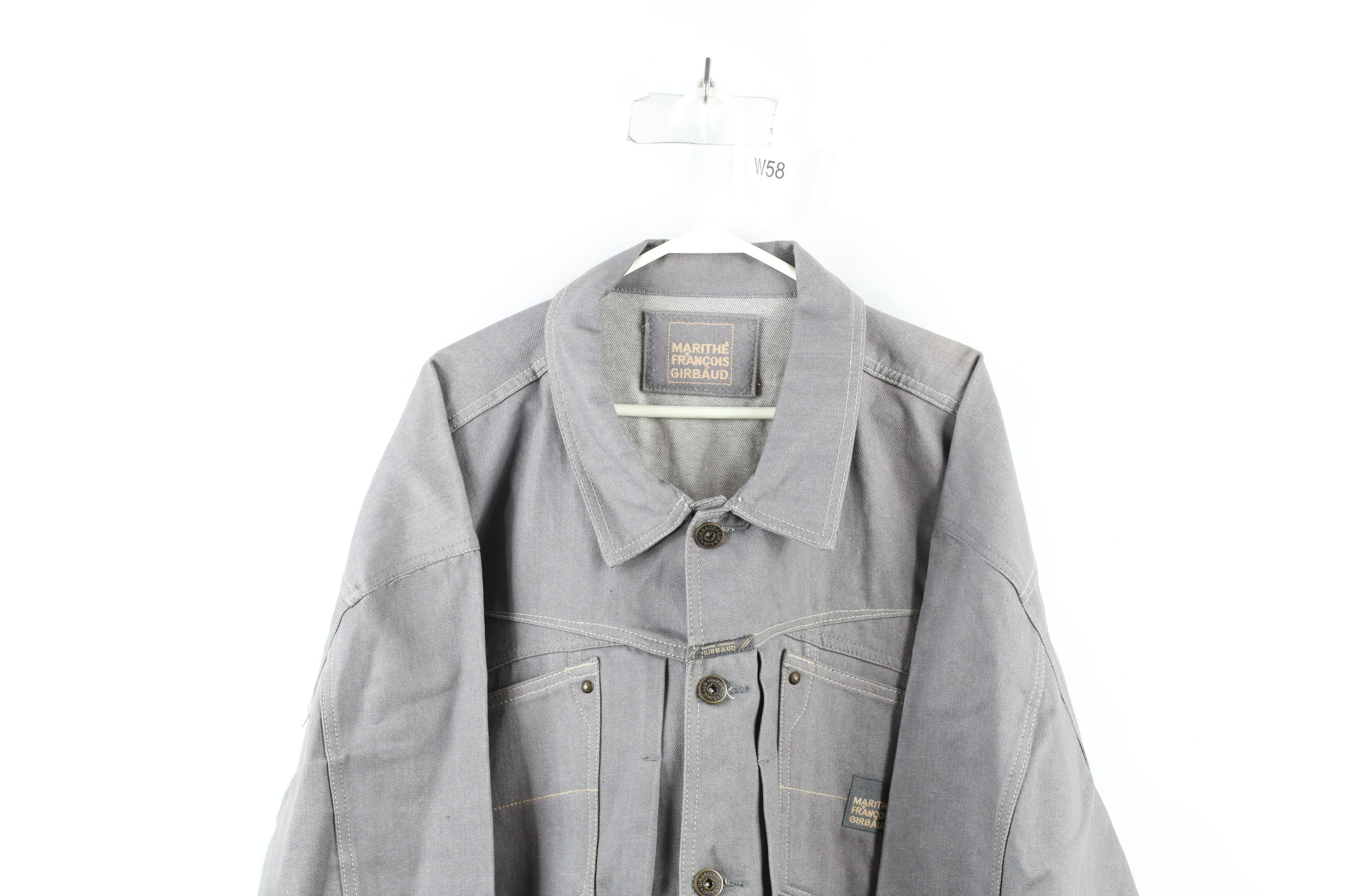 Marithe + Francois Girbaud × Vintage NOS Vintage 90s Marithe Francois Girbaud Trucker Jacket Size US XXL / EU 58 / 5 - 2 Thumbnail