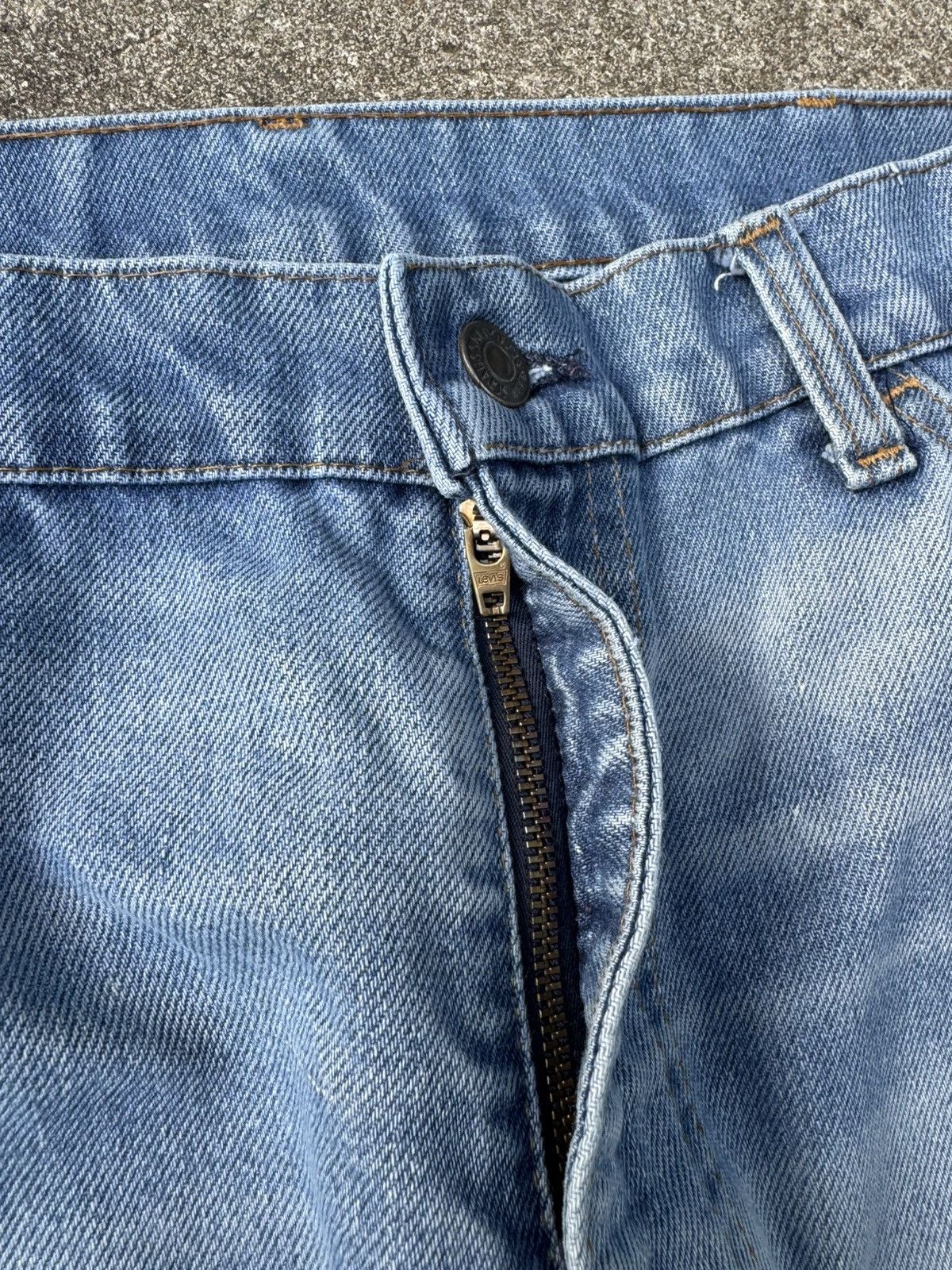 Levi's × Vintage Vtg 80s Levi’s 646 Orange Tab Bellbottom Flare Jeans 35x31 Size US 35 - 5 Thumbnail