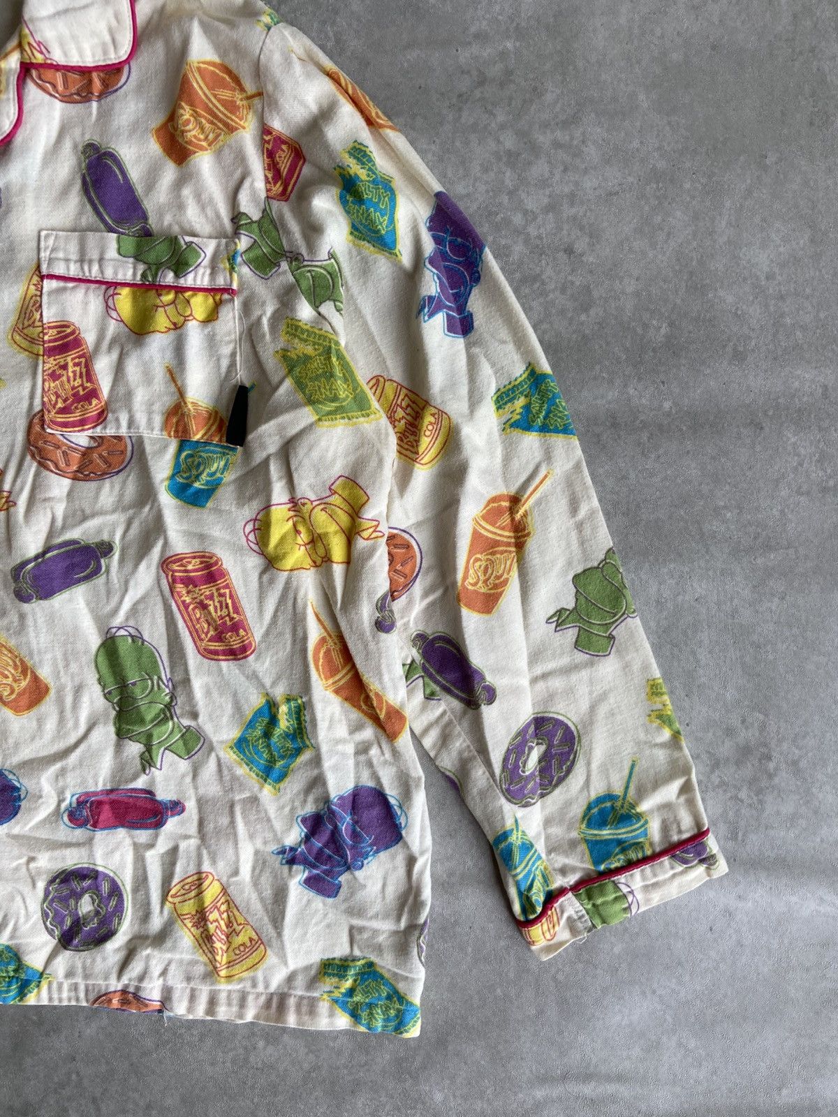 Cartoon Network × The Simpsons × Vintage Vintage The Simpsons Homer Pajama Longsleeve Size US M / EU 48-50 / 2 - 4 Thumbnail
