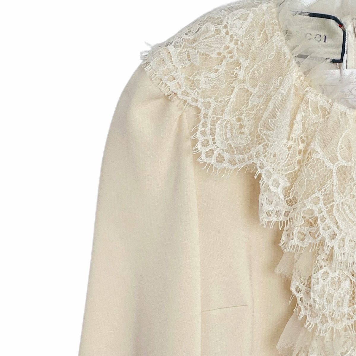 Gucci Gucci, Off-white Dress K26WX Size XS / US 0-2 / IT 36-38 - 3 Thumbnail