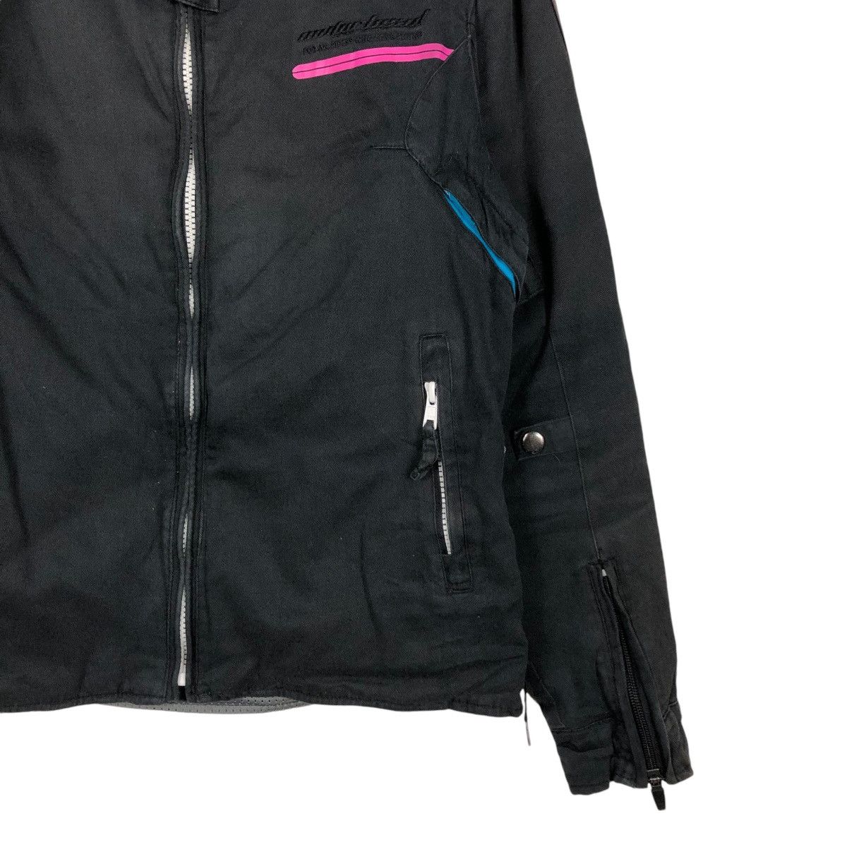 Japanese Brand 🔥VINTAGE BIKER RACING JACKET MOTOR HEAD RICH BLACK KADOYA Size US M / EU 48-50 / 2 - 7 Thumbnail