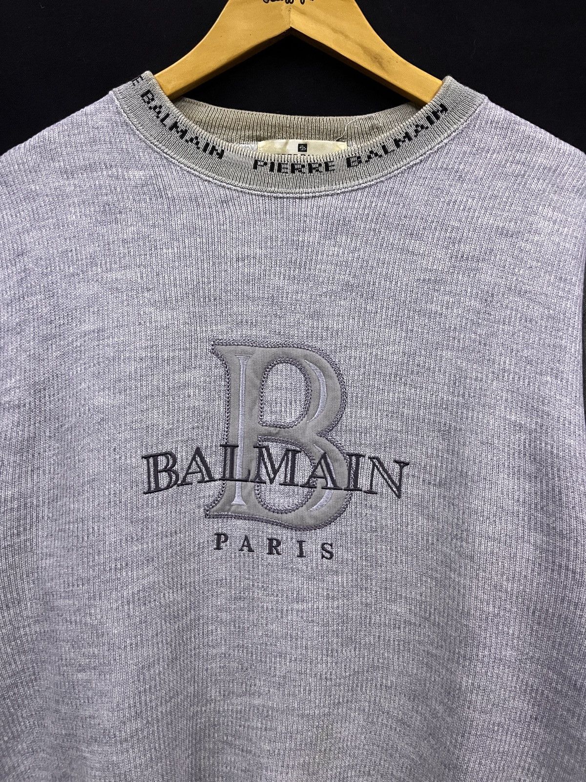 Balmain VINTAGE PIERE BALMAIN PARIS TOM TOM SWEATSHIRT Size US XL / EU 56 / 4 - 3 Thumbnail