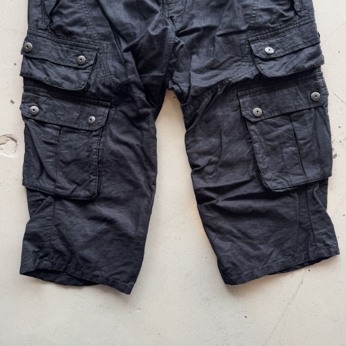 If Six Was Nine 2000s tornado mart coated cargo shorts Size US 31 - 3 Thumbnail