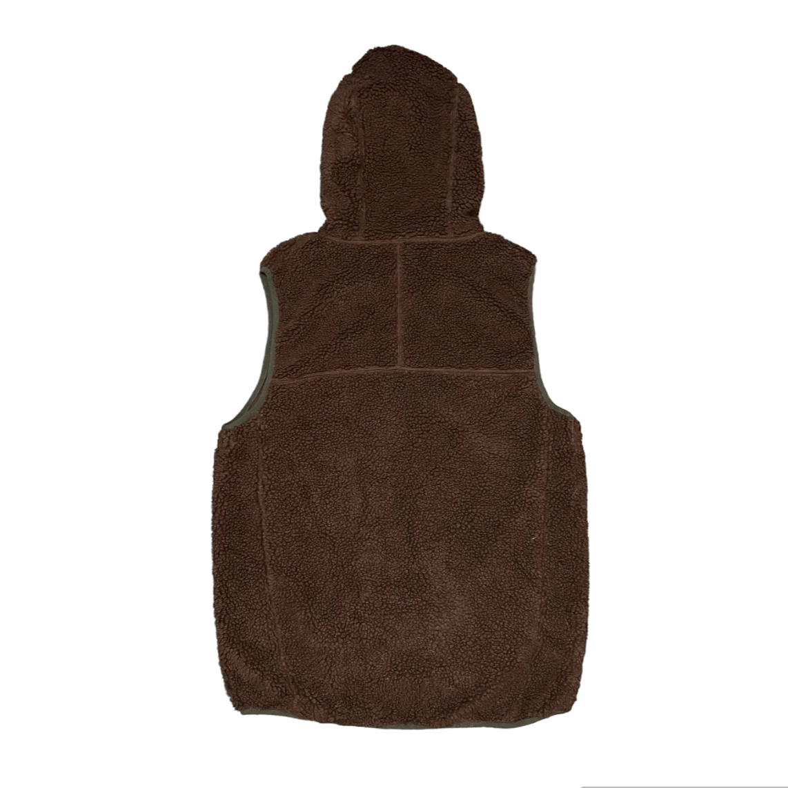go slow caravan Go Slow Caravan Deep Pile Fleece Vest Brown Size US L / EU 52-54 / 3 - 10 Thumbnail