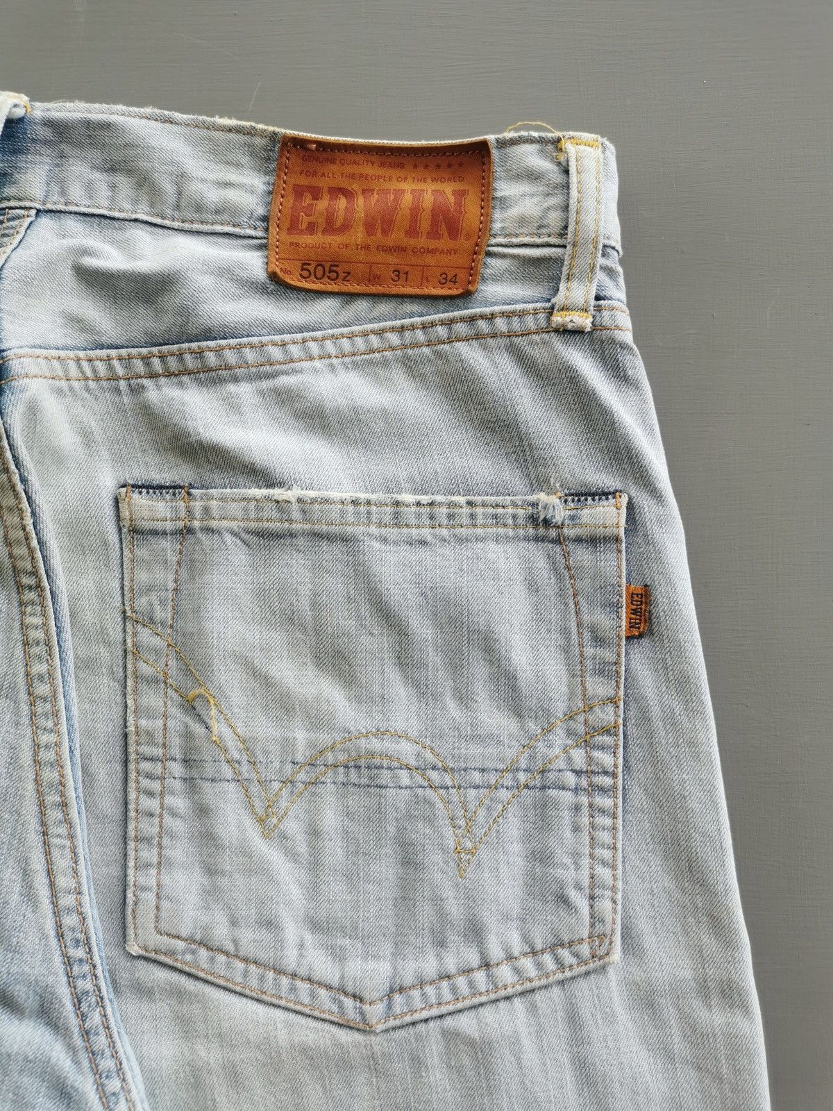 Edwin Vintage Edwin 505z Selvedge Denim Jeans Size US 32 / EU 48 - 7 Thumbnail