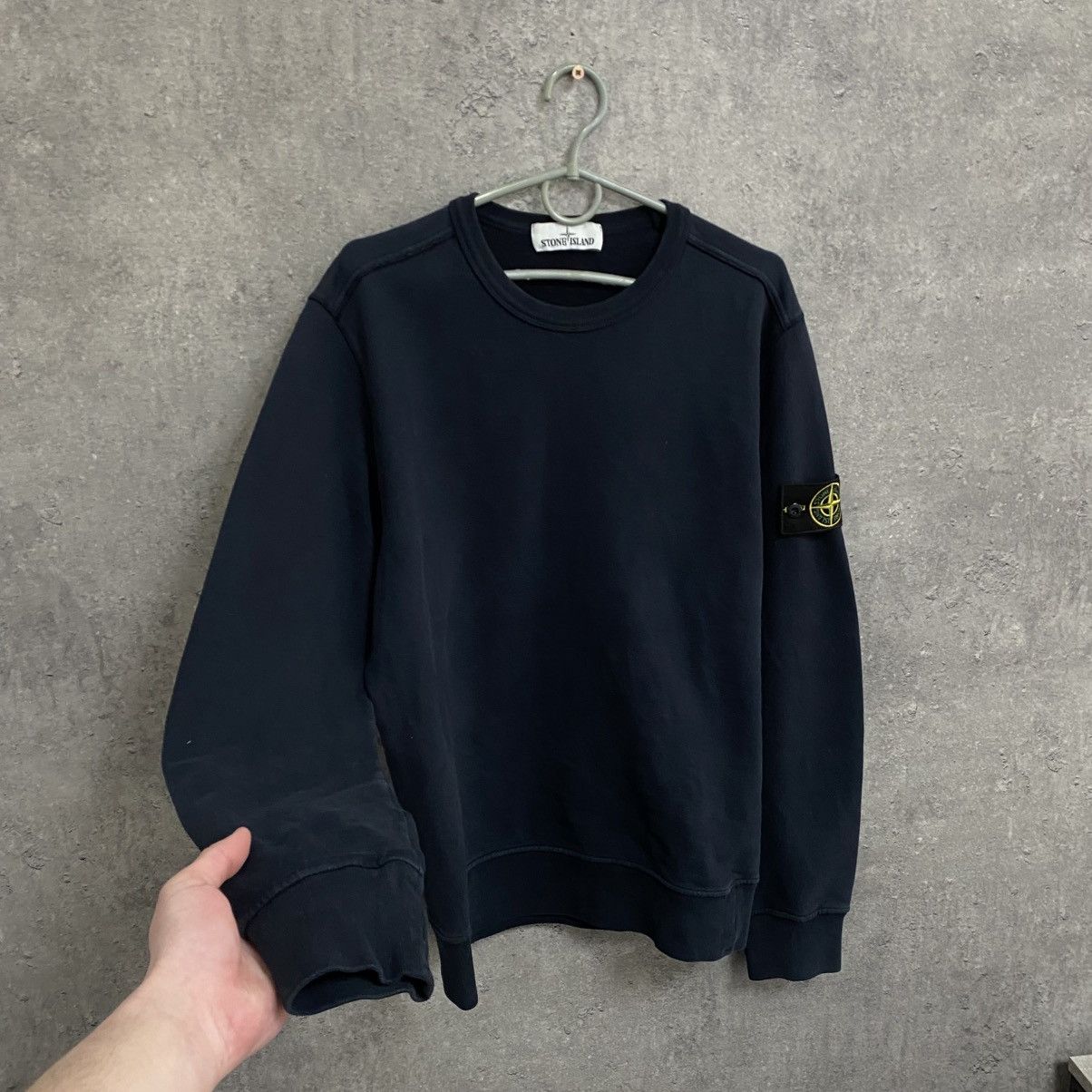 Stone Island Stone Island Sweatshirt Crewneck Size S Navy Size US S / EU 44-46 / 1 - 2 Thumbnail