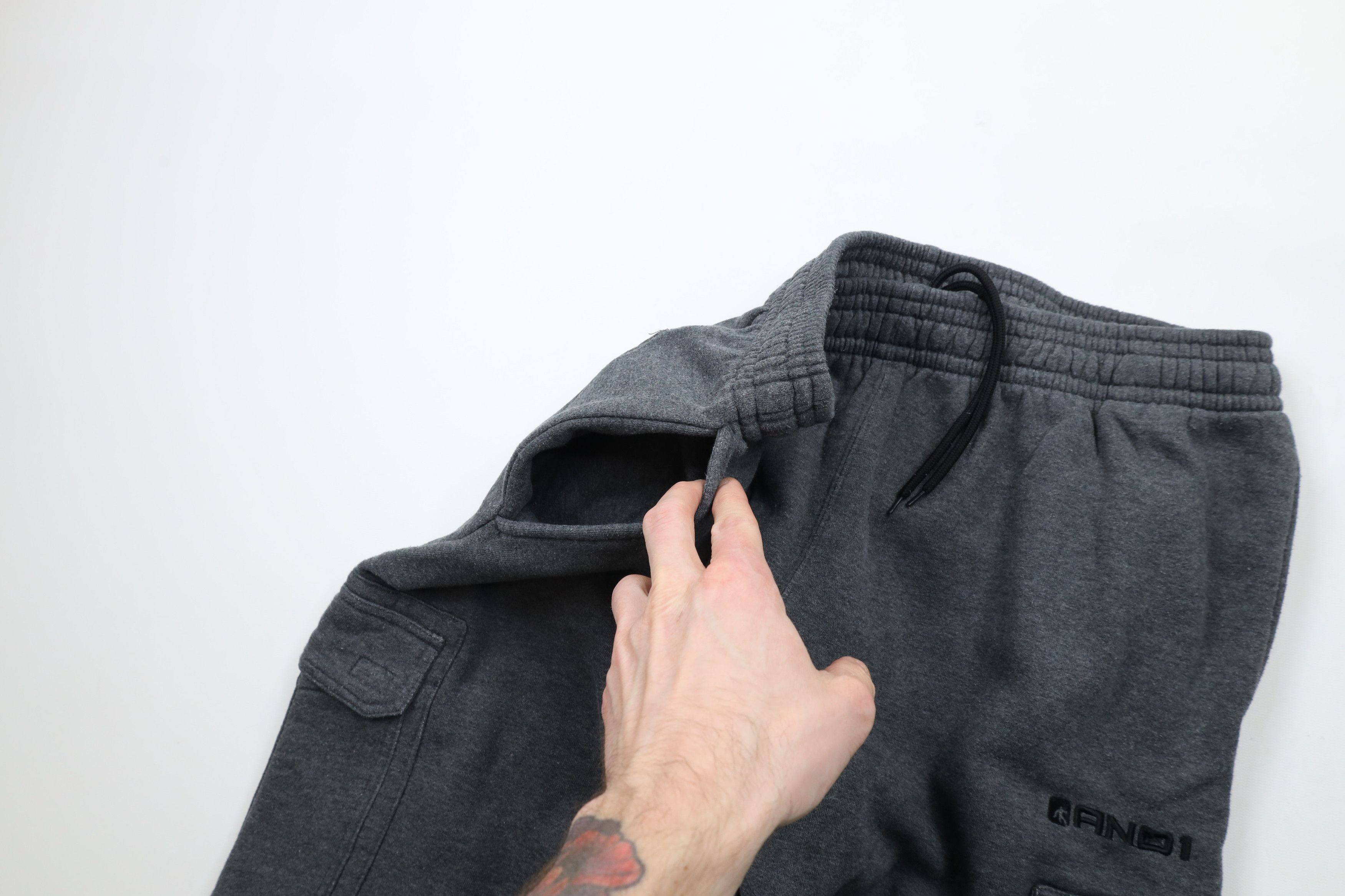 Vintage Vintage AND1 And One Basketball Wide Leg Cargo Sweatpants Size US 36 / EU 52 - 8 Thumbnail