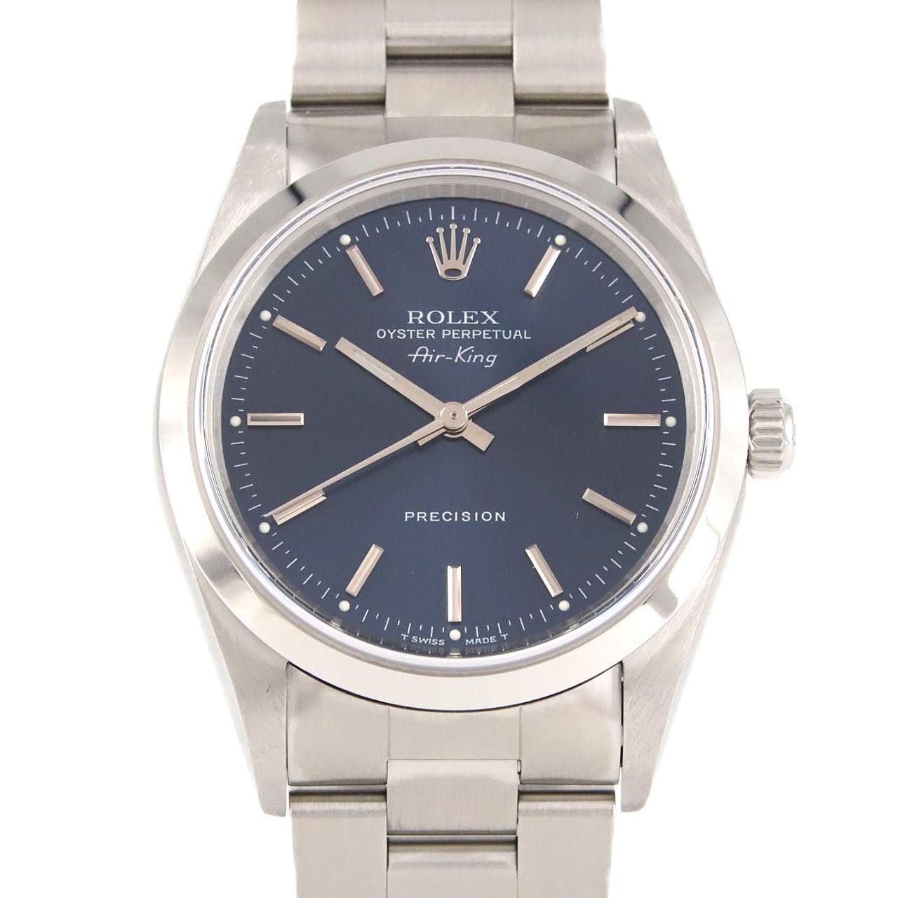 Rolex Rolex Rolex Air King Stainless Steel Watch Metal Automatic 14000 DUTY FREE for USA Size ONE SIZE - 1 Thumbnail