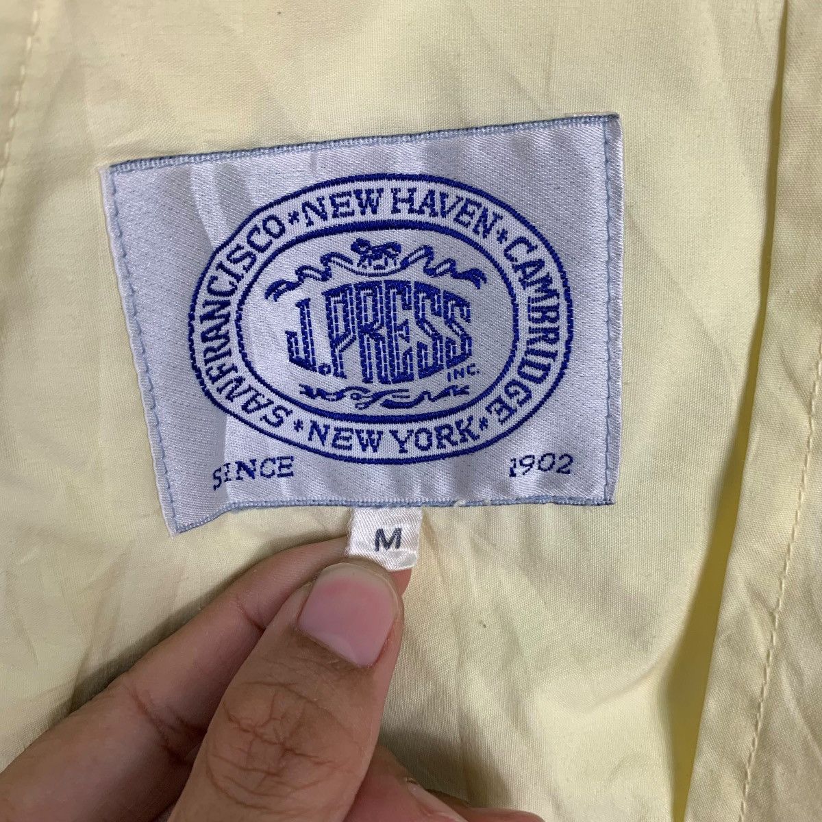 J. Press J.PRESS Yellow Casul Jacket Light Jacket #0323-C14 Size US M / EU 48-50 / 2 - 15 Thumbnail