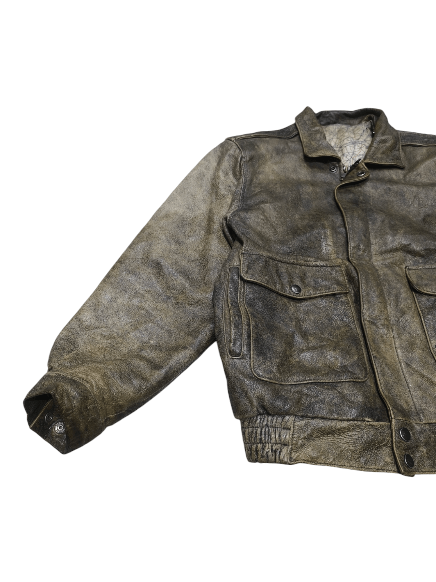 Vintage VINTAGE A2 FLIGHT JACKET LEATHER Size US L / EU 52-54 / 3 - 2 Thumbnail