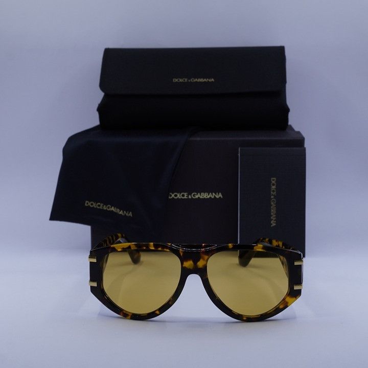 Dolce & Gabbana Dolce & Gabbana DG4499 3330/85 Sunglasses Havana Aviator Size ONE SIZE - 11 Thumbnail