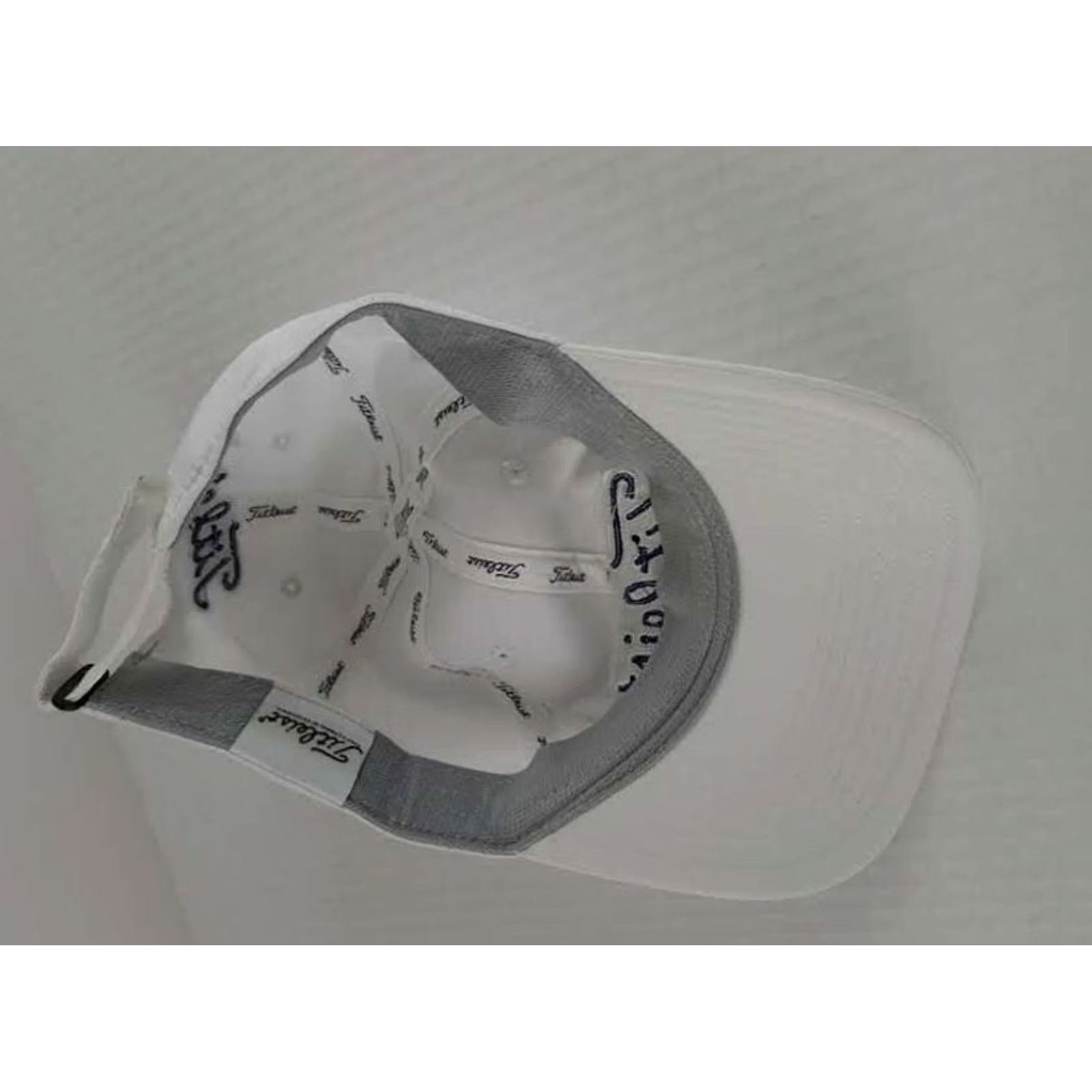 Titleist Titleist Hat Adjustable Size Strap White Lightweight Cotton Canvas Men Baseball Cap Size ONE SIZE - 5 Thumbnail