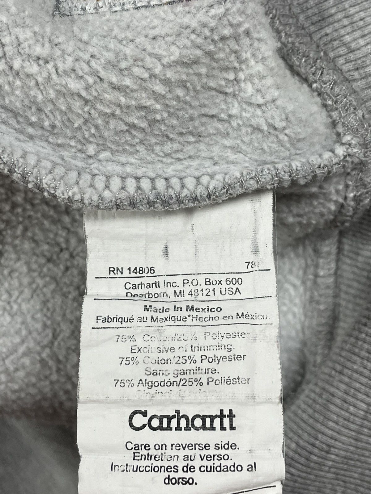 Carhartt 1990s Vintage Carhartt Blank Work Sweatshirt Size US S / EU 44-46 / 1 - 8 Thumbnail