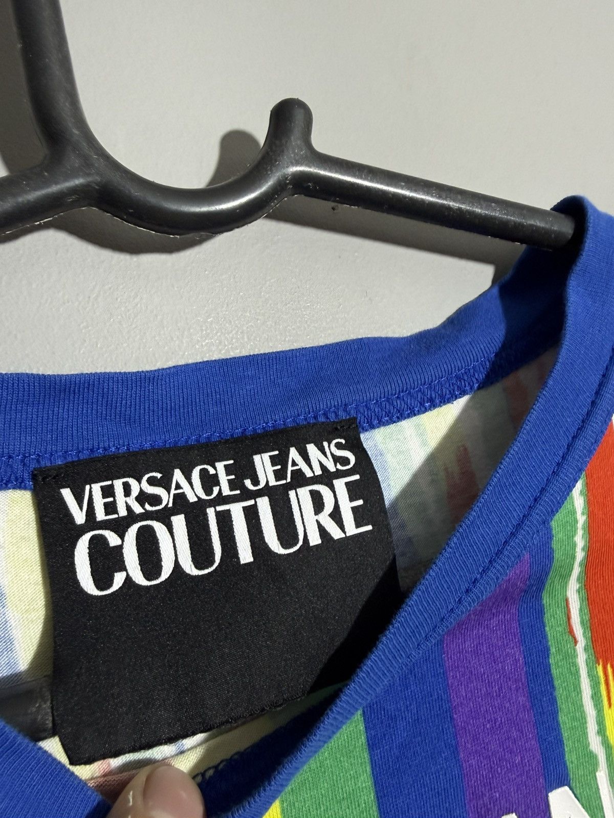 Versace Jeans Couture Versace Jeans Couture Pride Logo Rainbow color tshirt size M Size M / US 6-8 / IT 42-44 - 3 Thumbnail