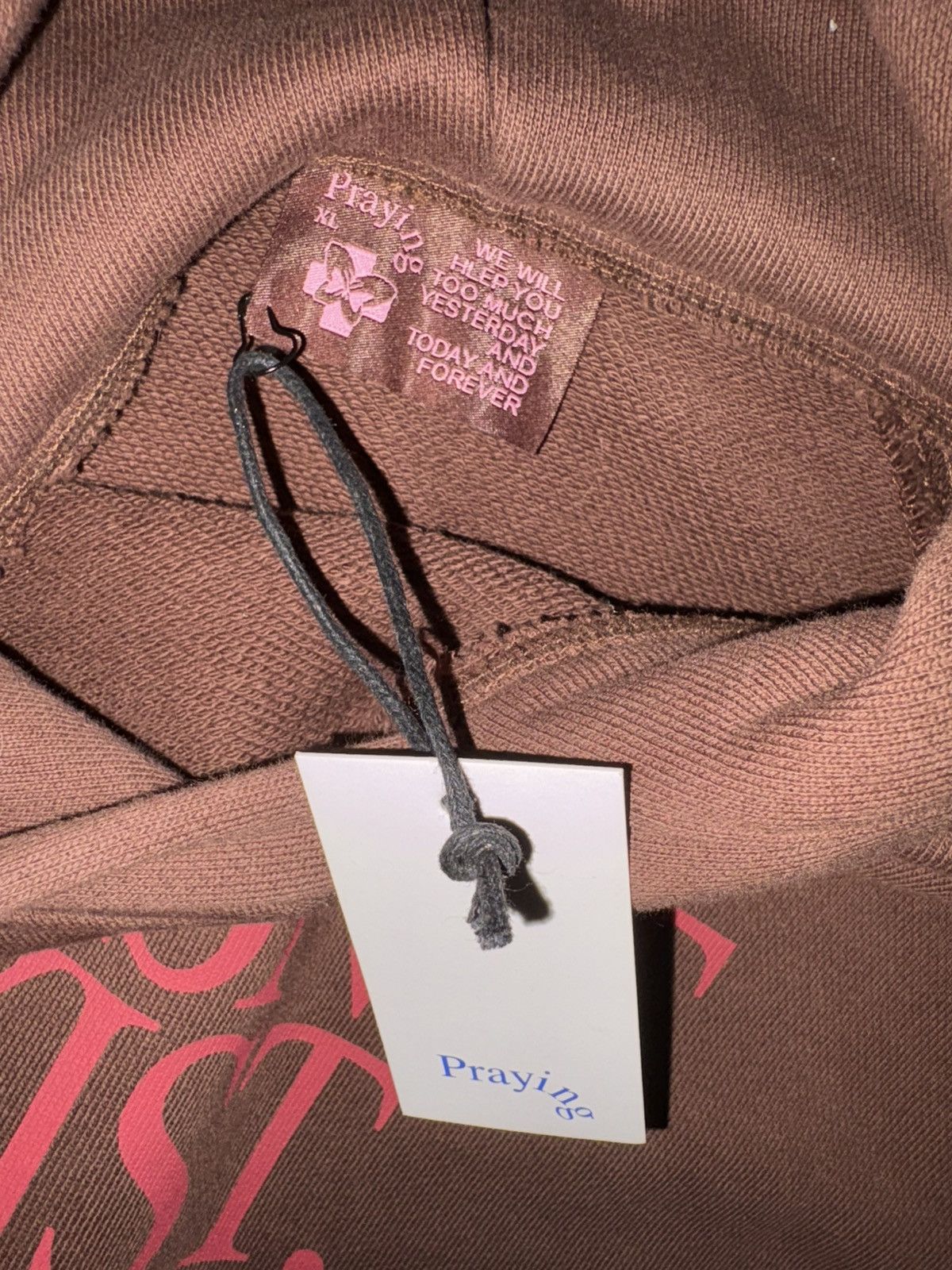 Praying Who’s laughing praying hoodie Size US XL / EU 56 / 4 - 3 Thumbnail
