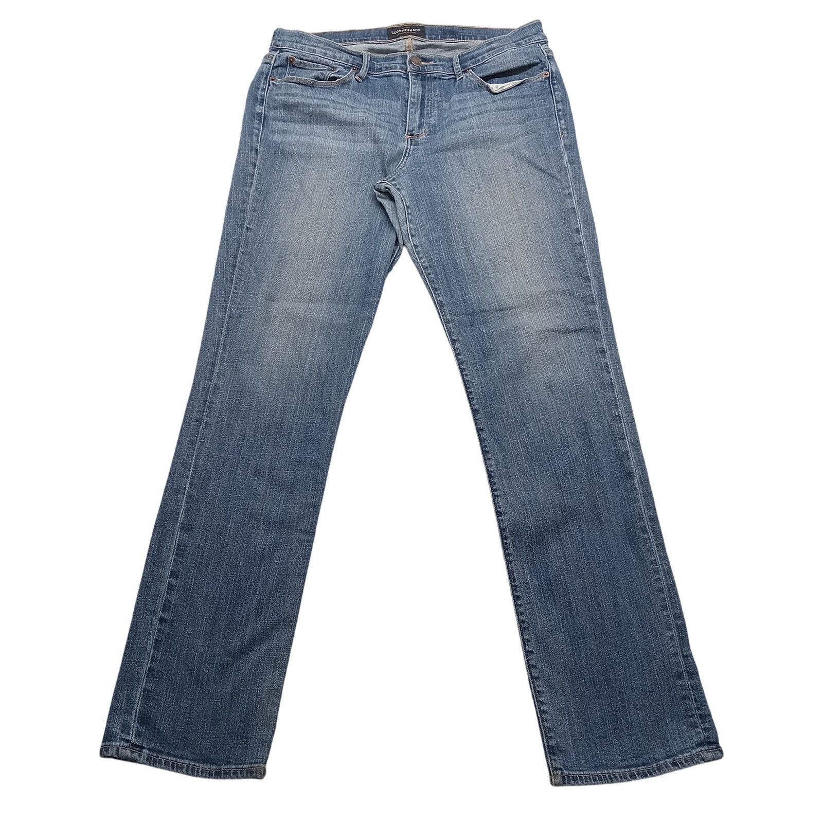 Lucky Brand Lucky Brand Jeans 36 X 33 Women Western Sweet Straight Denim Size 36" / US 14 / IT 50 - 1 Thumbnail