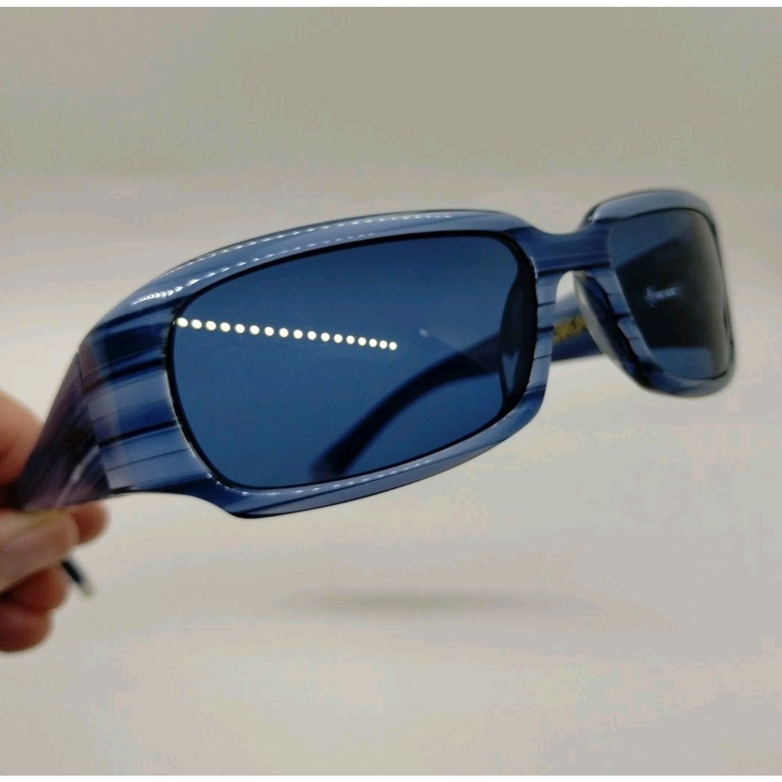 DKNY DKNY Eyeglass Frames DY4028 3240/80 Blue Marble Sunglasses Size ONE SIZE - 8 Thumbnail
