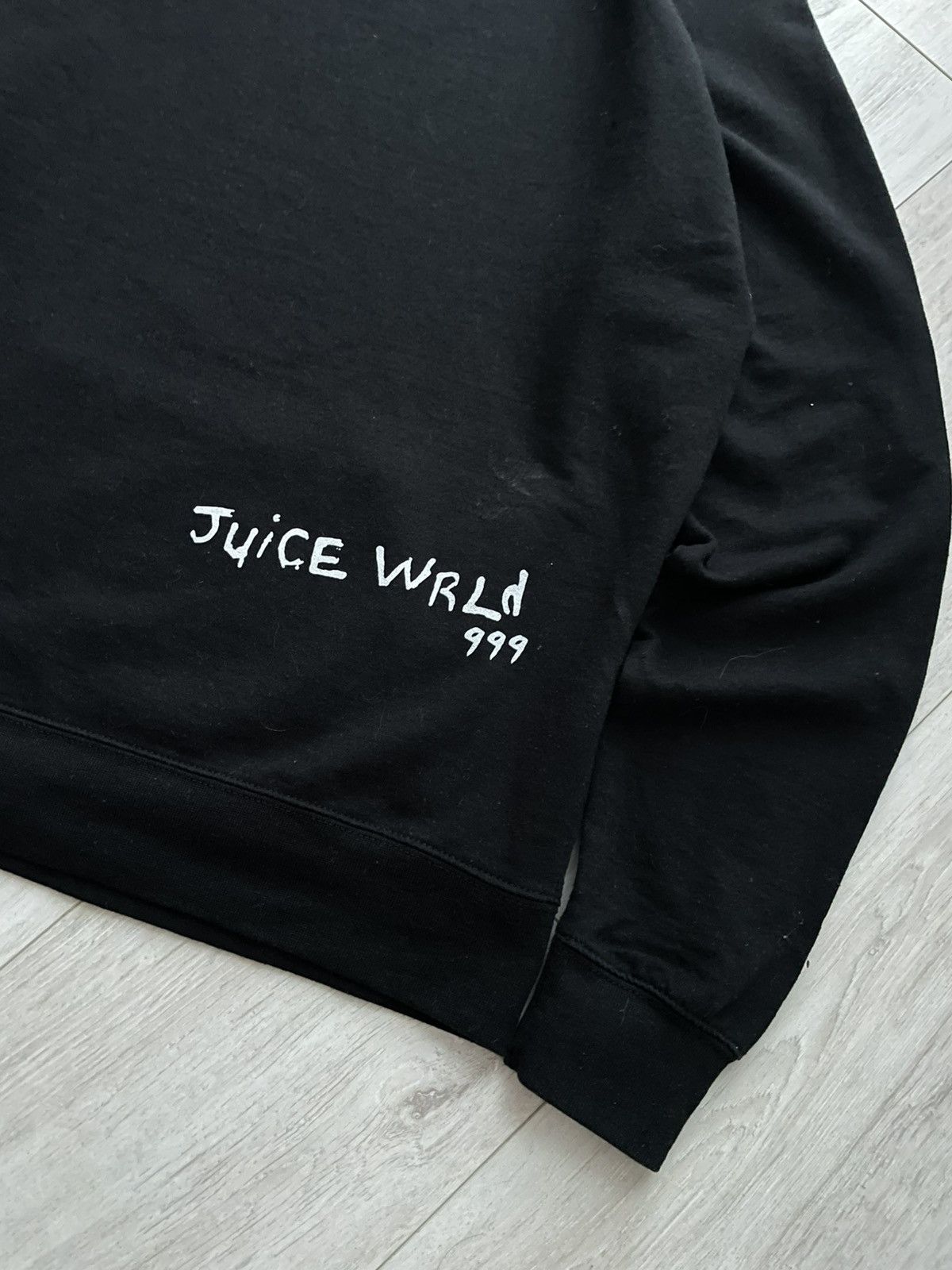 Rap Tees Juice Wrld 999 “Never Tell A Lie” Black Hoodie Rap RARE Size US M / EU 48-50 / 2 - 4 Thumbnail